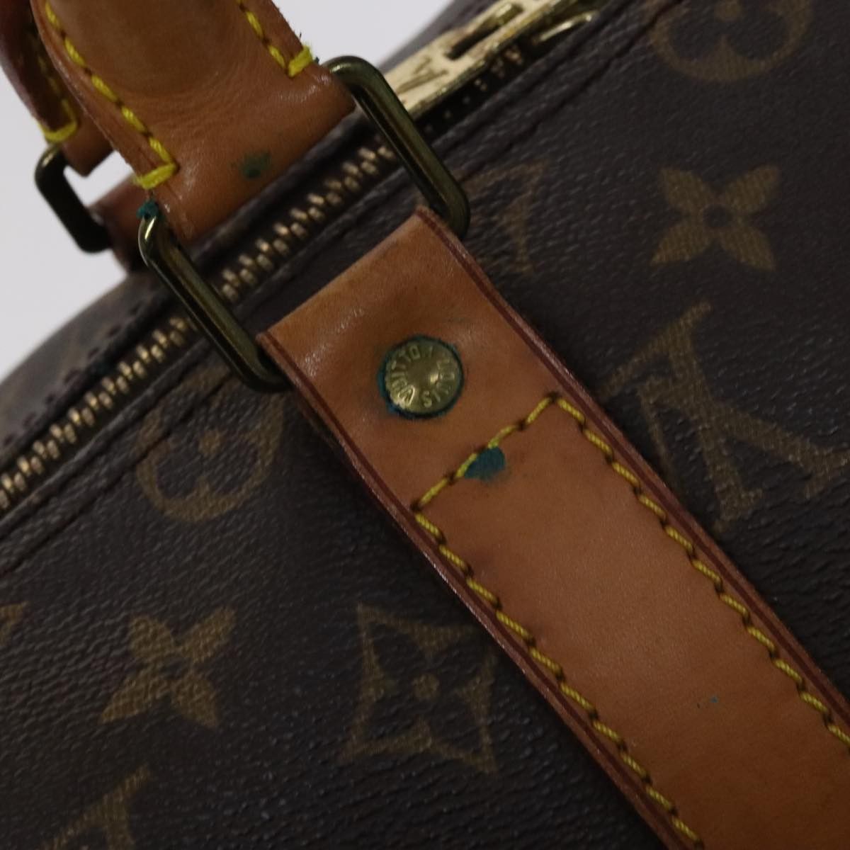 Louis Vuitton Keepall 45 Brown Canvas Travel Bag (Pre-Owned) Size ONE SIZE - 8 Thumbnail