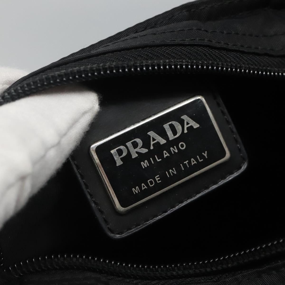 Prada Tessuto Black Synthetic Shoulder Bag (Pre-Owned) Size ONE SIZE - 11 Thumbnail