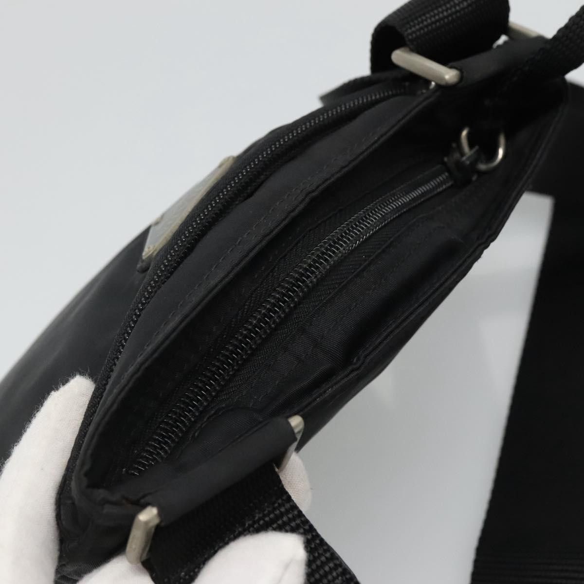 Prada Tessuto Black Synthetic Shoulder Bag (Pre-Owned) Size ONE SIZE - 14 Thumbnail