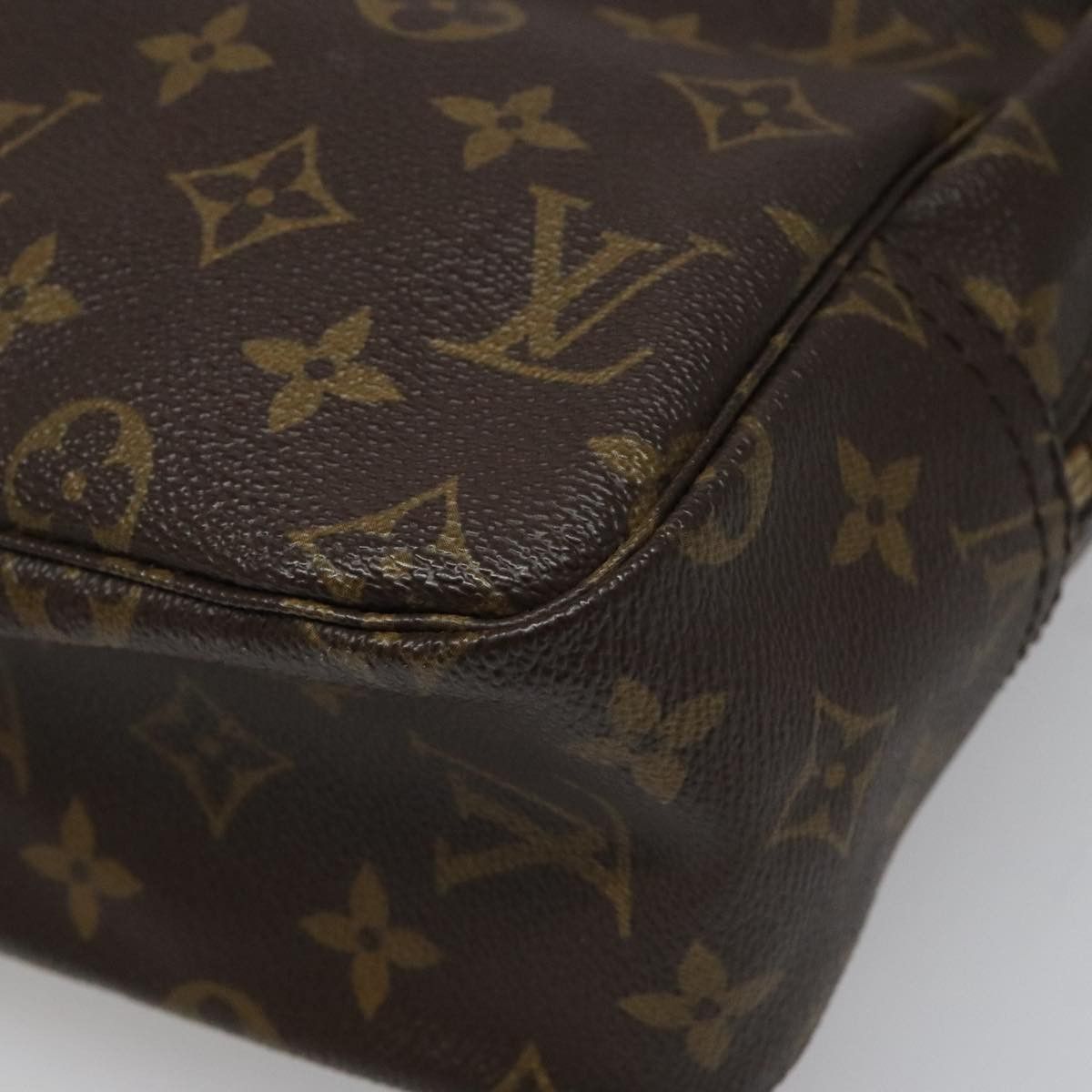 Louis Vuitton Trousse Toilette 28 Brown Canvas Clutch Bag (Pre-Owned) Size ONE SIZE - 7 Thumbnail