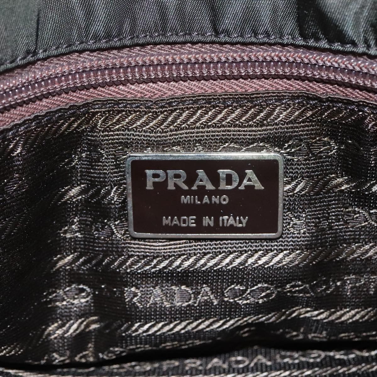 Prada Tessuto Khaki Synthetic Shoulder Bag (Pre-Owned) Size ONE SIZE - 11 Thumbnail
