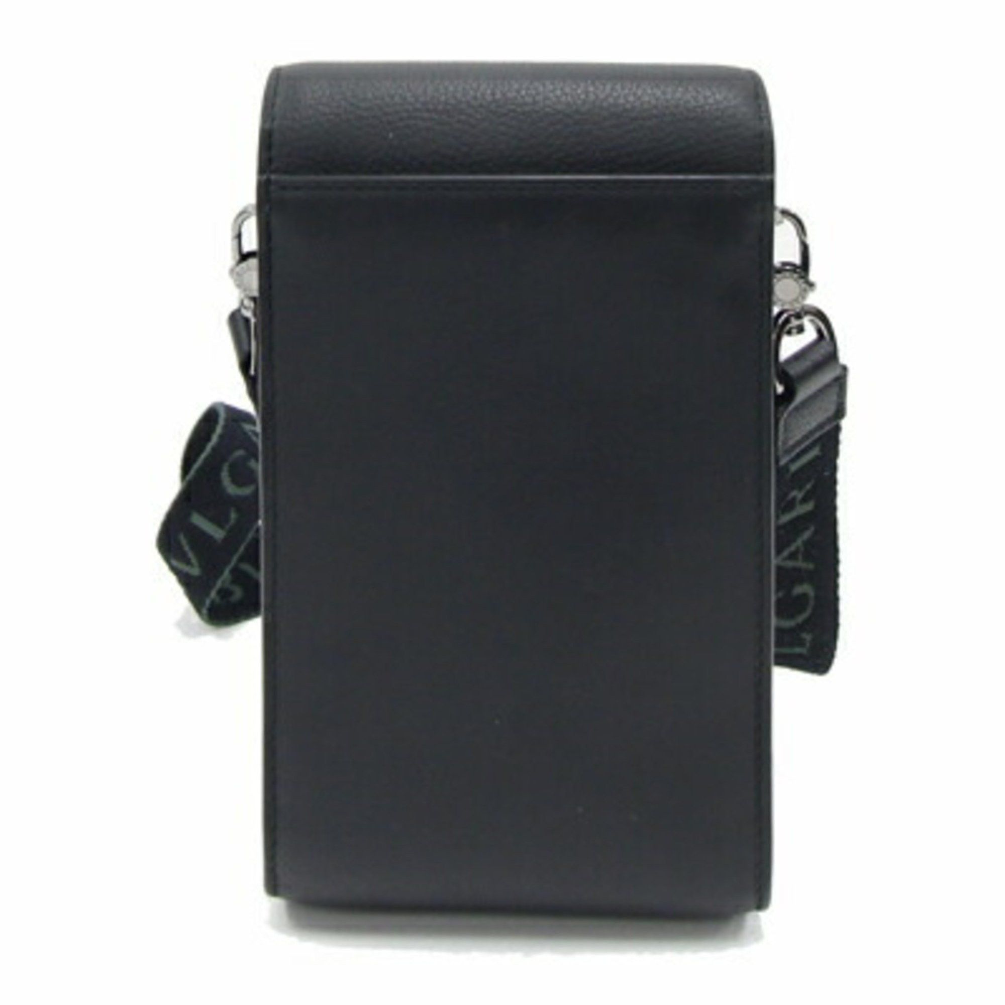 Bvlgari BVLGARI Shoulder Bag Man 292326 Black Leather Pochette Men's Size ONE SIZE - 2 Thumbnail