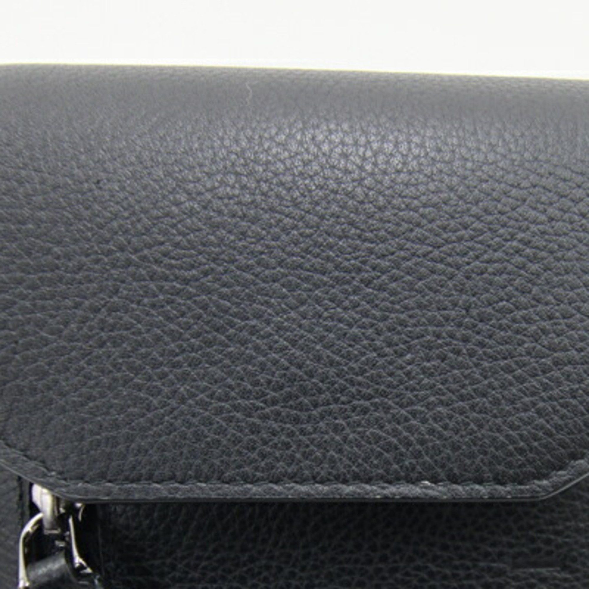 Bvlgari BVLGARI Shoulder Bag Man 292326 Black Leather Pochette Men's Size ONE SIZE - 7 Thumbnail