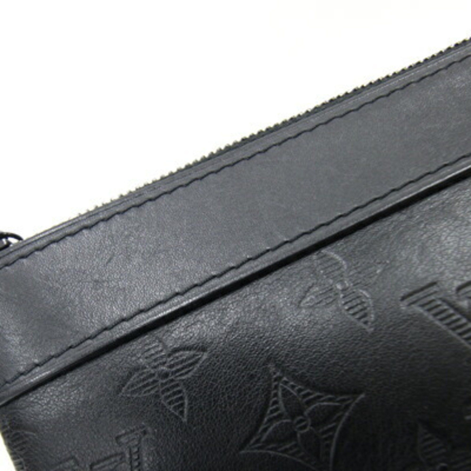 Louis Vuitton Louis Vuitton Clutch Bag Monogram Shadow Pochette Discovery M62903 Noir Pouch Document Case Second Black Men's LOUIS VUITTON Size ONE SIZE - 7 Thumbnail