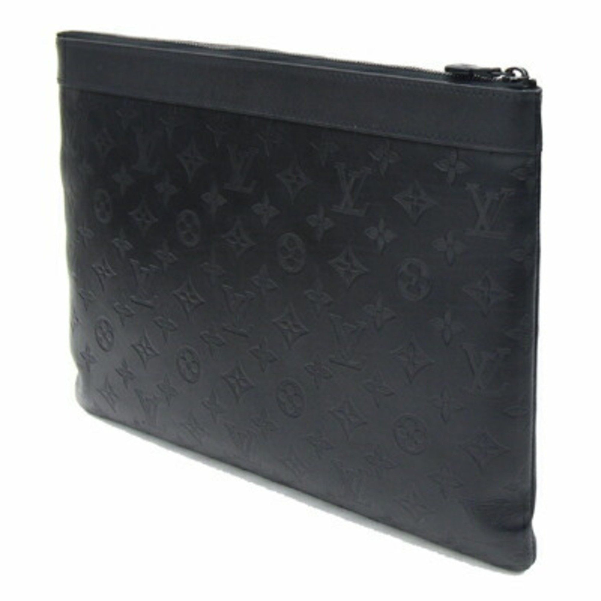 Louis Vuitton Louis Vuitton Clutch Bag Monogram Shadow Pochette Discovery M62903 Noir Pouch Document Case Second Black Men's LOUIS VUITTON Size ONE SIZE - 2 Thumbnail