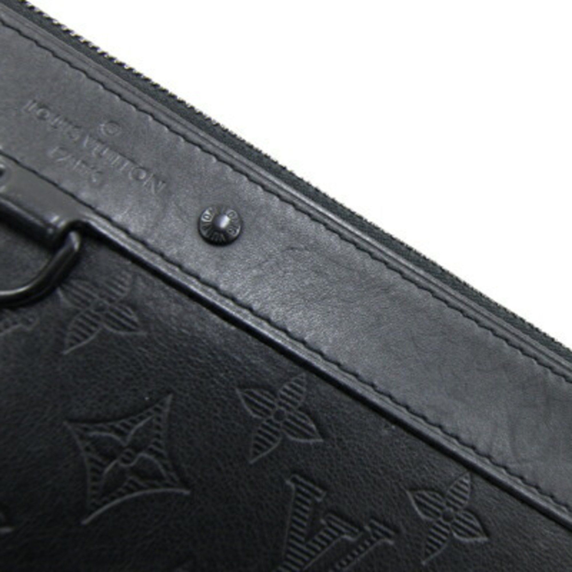 Louis Vuitton Louis Vuitton Clutch Bag Monogram Shadow Pochette Discovery M62903 Noir Pouch Document Case Second Black Men's LOUIS VUITTON Size ONE SIZE - 6 Thumbnail