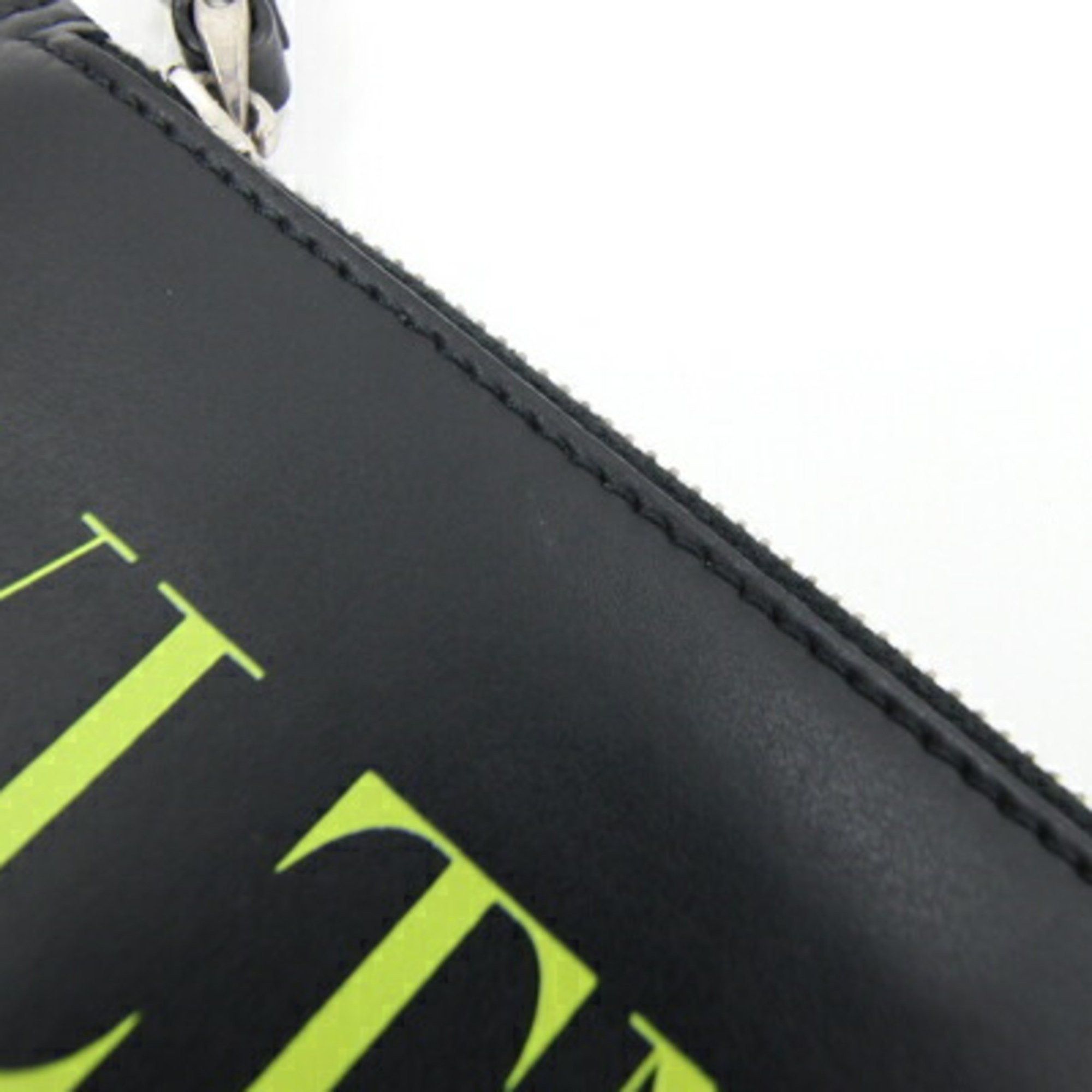 Valentino Valentino Coin Case TY2P0540LVN Black Neon Yellow Leather Fragment Card Wallet Men's VALENTINO Size ONE SIZE - 4 Thumbnail