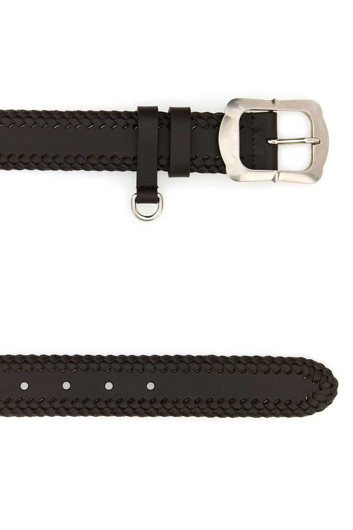 Prada Brown Leather Belt Size ONE SIZE - 2 Thumbnail