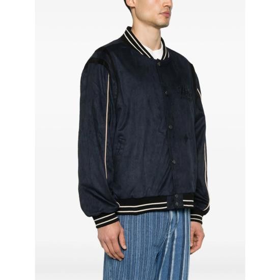 Honor the Gift HONOR THE GIFT Men Bomber Jackets HTG250163 NAVY BLUE Size US XL / EU 56 / 4 - 4 Thumbnail