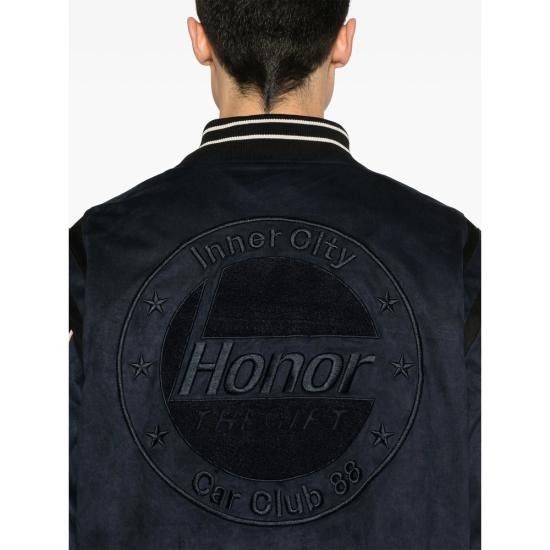 Honor the Gift HONOR THE GIFT Men Bomber Jackets HTG250163 NAVY BLUE Size US XL / EU 56 / 4 - 2 Thumbnail