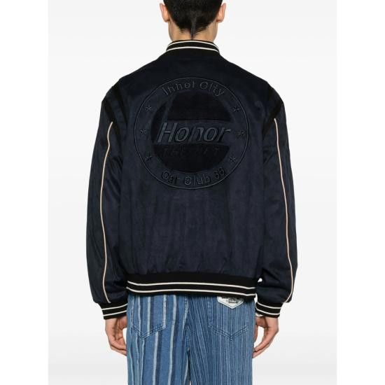 Honor the Gift HONOR THE GIFT Men Bomber Jackets HTG250163 NAVY BLUE Size US XL / EU 56 / 4 - 3 Thumbnail