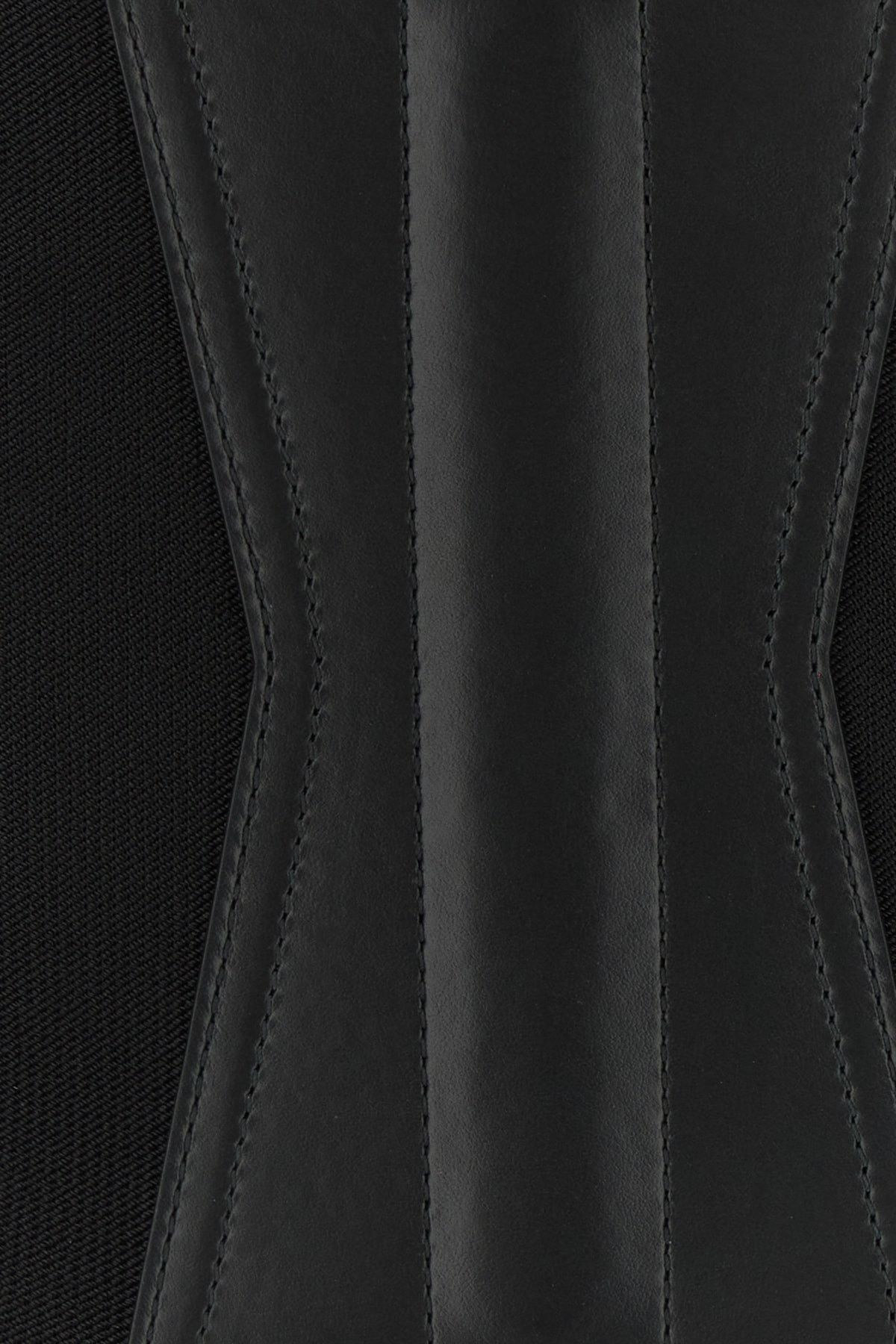 Sportmax Black Fabric And Leather Apoge01234 Belt Size ONE SIZE - 3 Thumbnail
