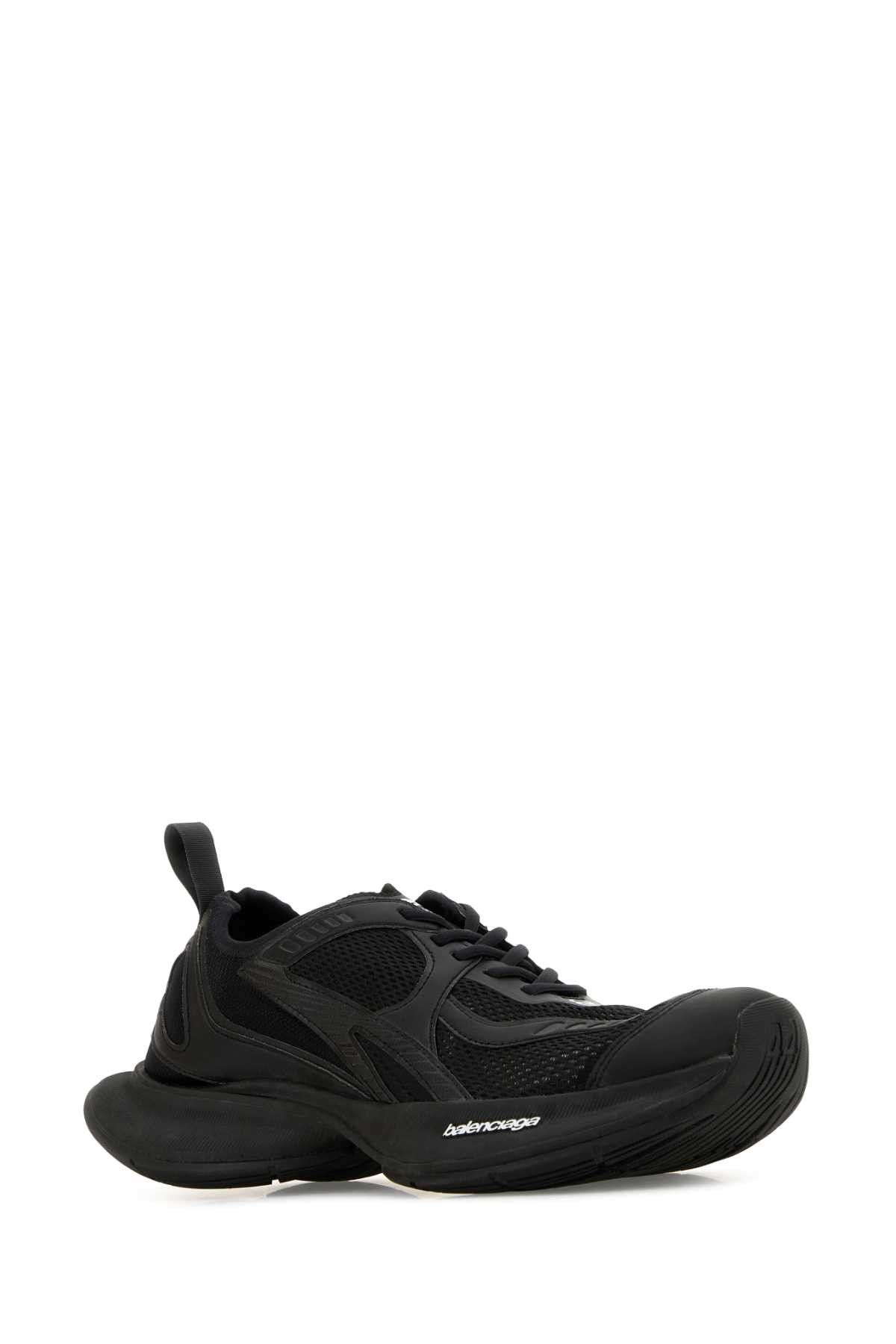Balenciaga Black Mesh And Rubber Circuit Sneakers Size US 6 / EU 39 - 2 Thumbnail