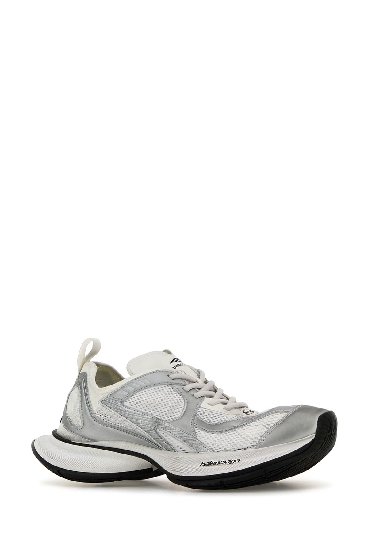 Balenciaga White Mesh And Rubber Circuit Sneakers Size US 8 / EU 41 - 2 Thumbnail