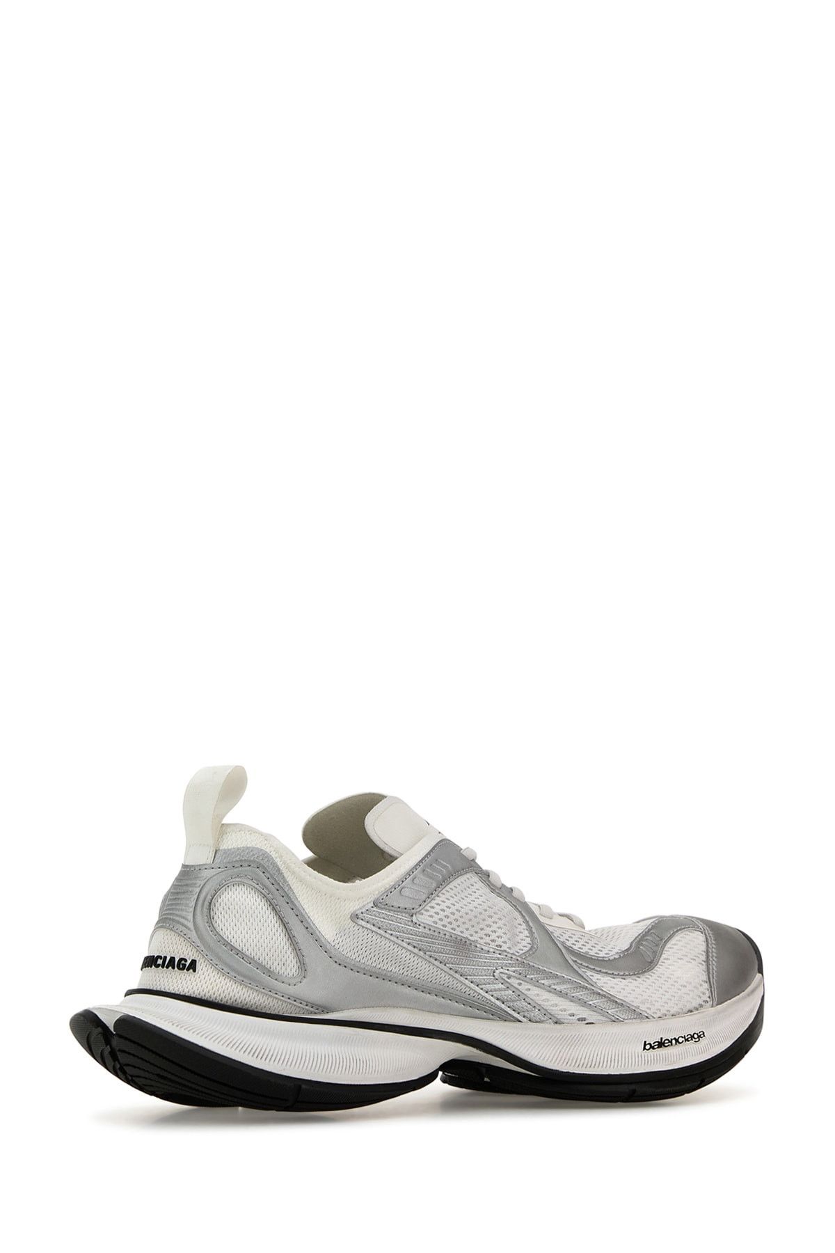Balenciaga White Mesh And Rubber Circuit Sneakers Size US 10 / EU 43 - 3 Thumbnail