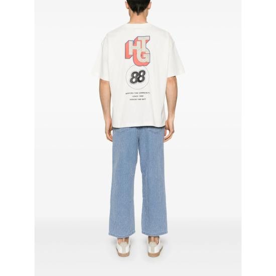 Honor the Gift HONOR THE GIFT Men T-Shirts HTG250143 WHITE Size US XXL / EU 58 / 5 - 3 Thumbnail