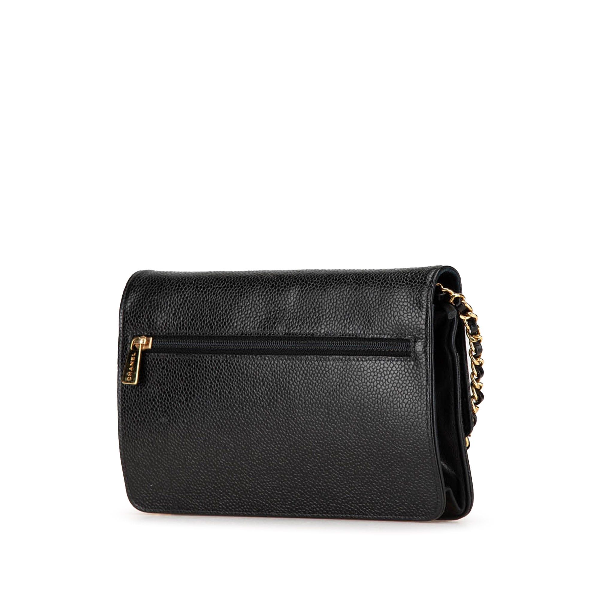 Chanel Chanel CC Caviar Wallet on Chain Black Size ONE SIZE - 2 Thumbnail