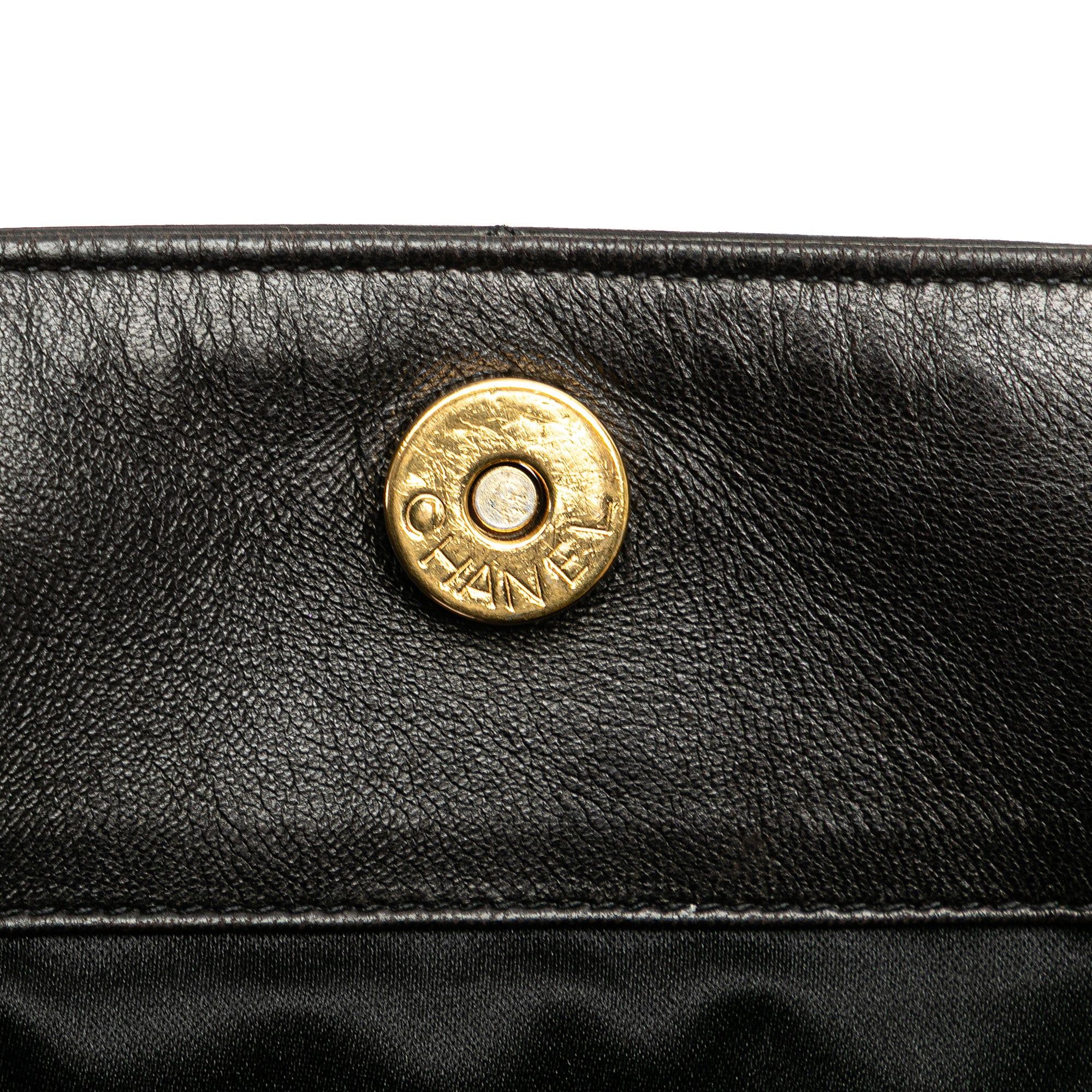 Chanel Chanel Quilted Lambskin Tassel Chain Shoulder Bag Black Size ONE SIZE - 8 Thumbnail