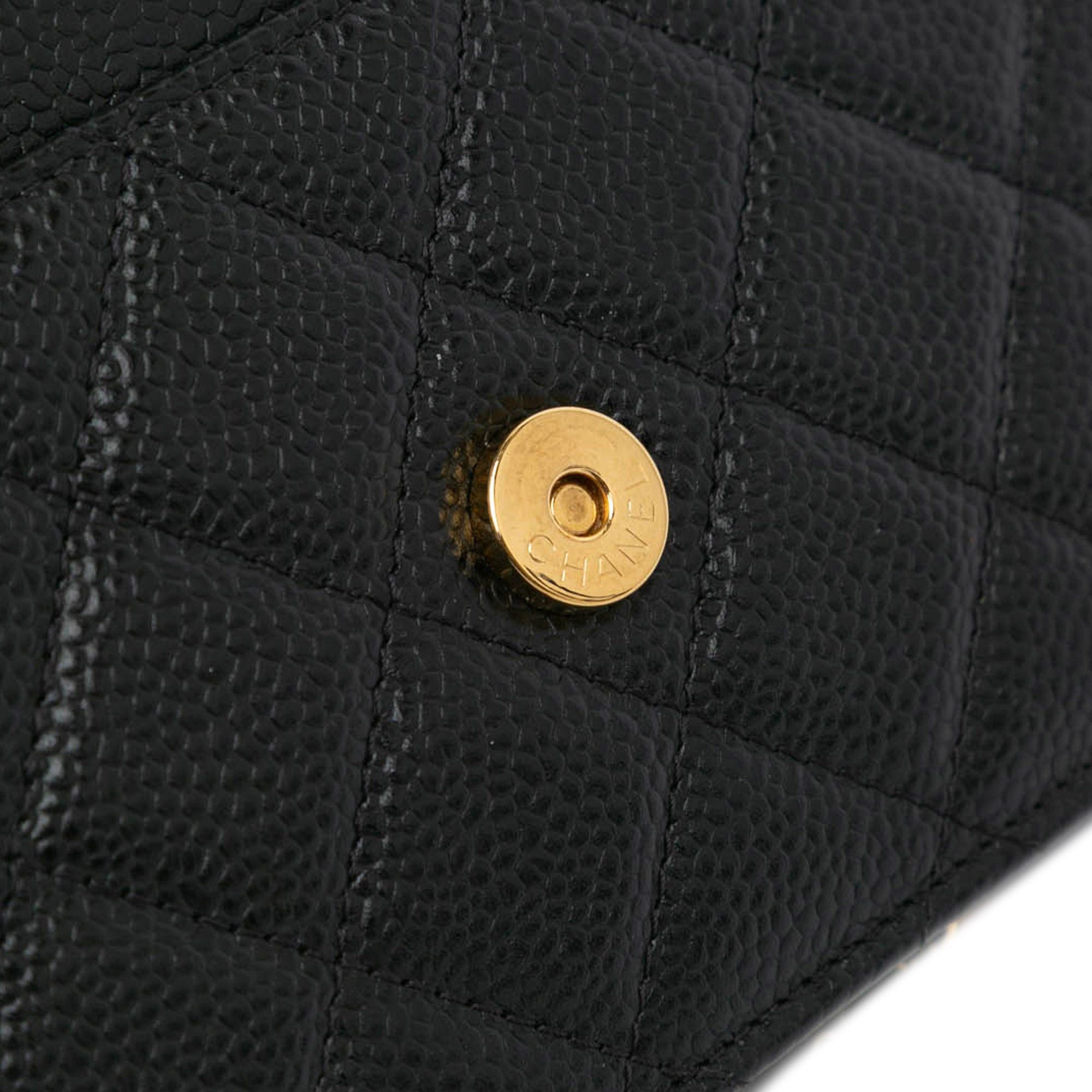 Chanel Chanel CC Quilted Caviar Wallet on Chain Black Size ONE SIZE - 9 Thumbnail