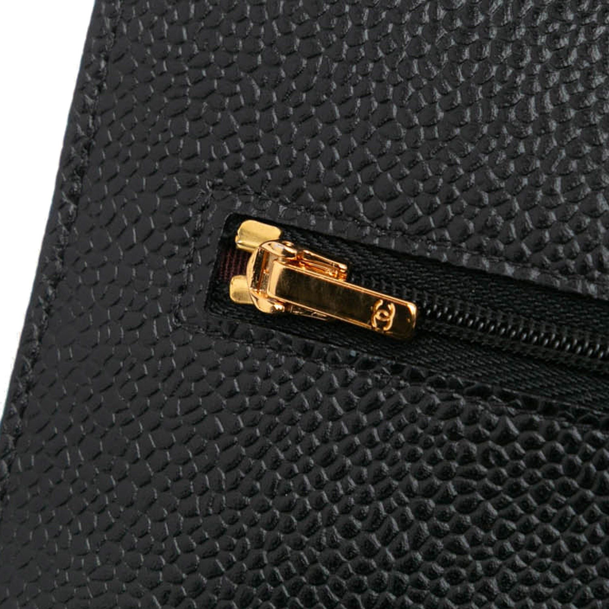 Chanel Chanel CC Quilted Caviar Wallet on Chain Black Size ONE SIZE - 7 Thumbnail