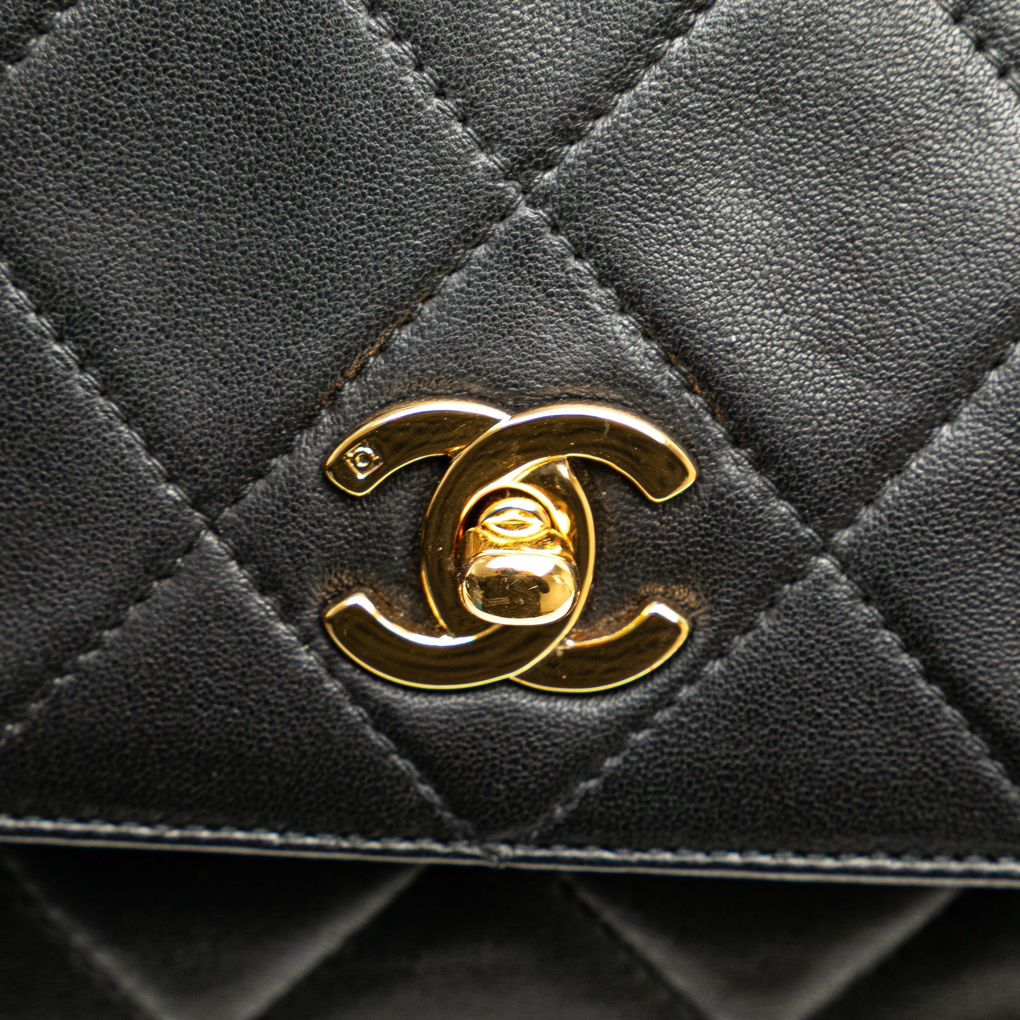Chanel Chanel CC Quilted Lambskin Tassel Crossbody Black Size ONE SIZE - 9 Thumbnail