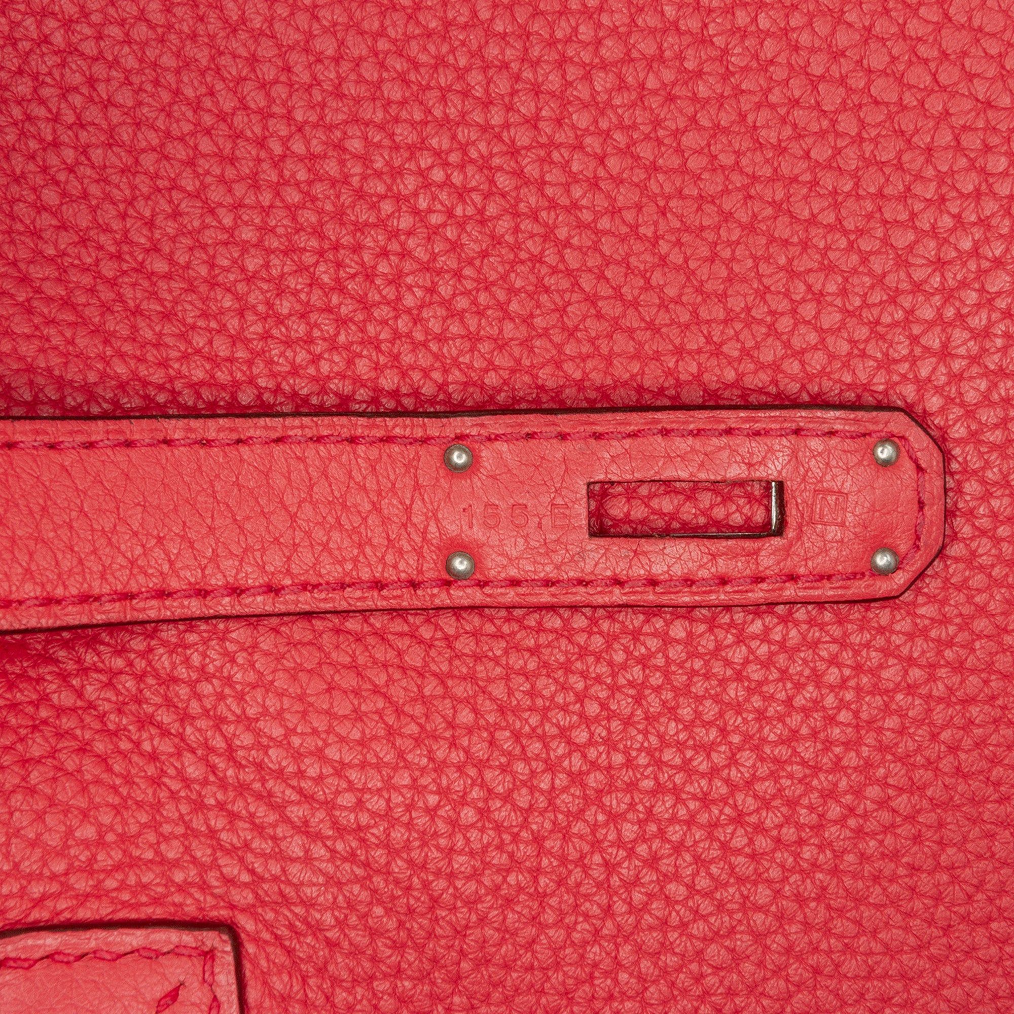 Hermes Hermès Togo Birkin Retourne 35 Red Size ONE SIZE - 6 Thumbnail