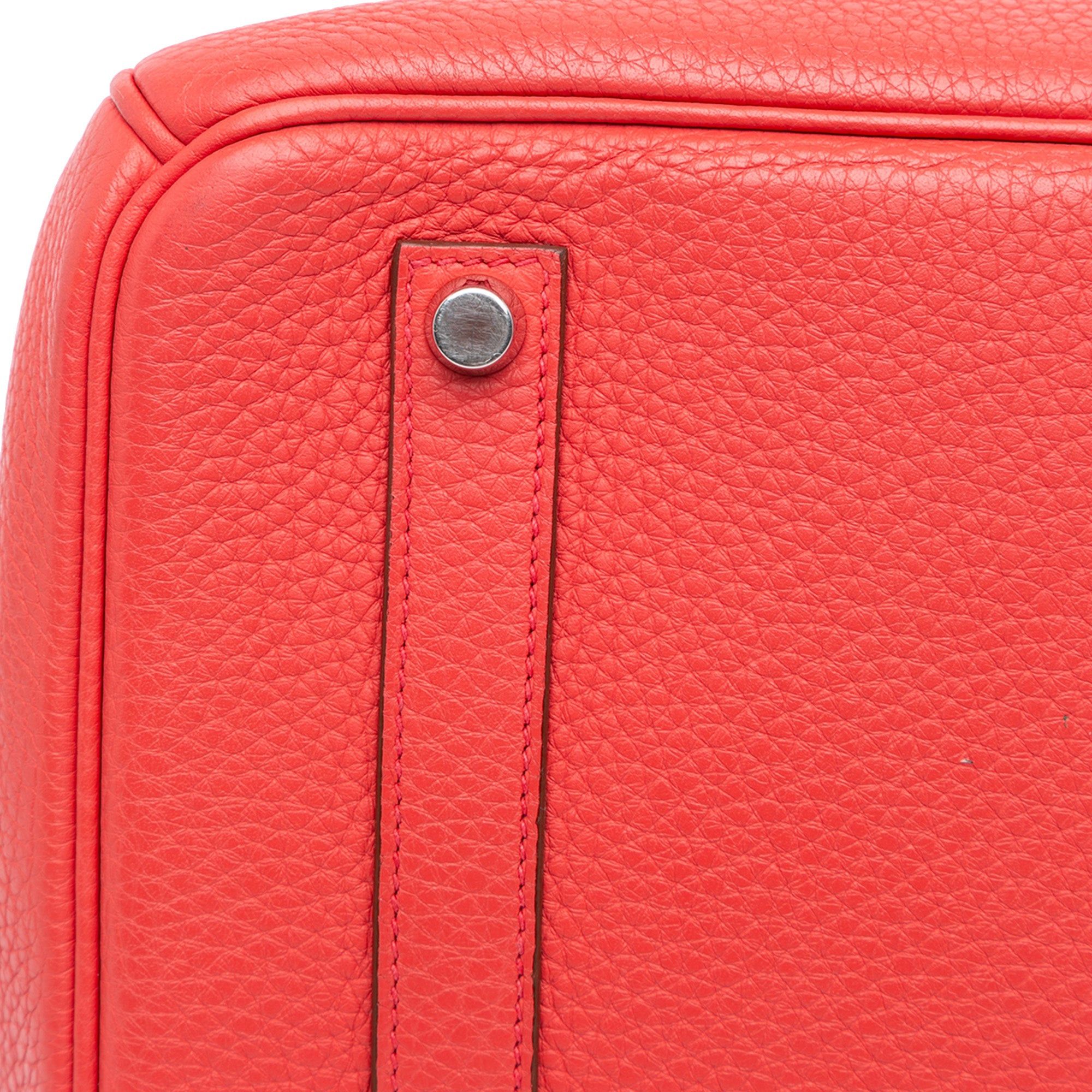Hermes Hermès Togo Birkin Retourne 35 Red Size ONE SIZE - 7 Thumbnail