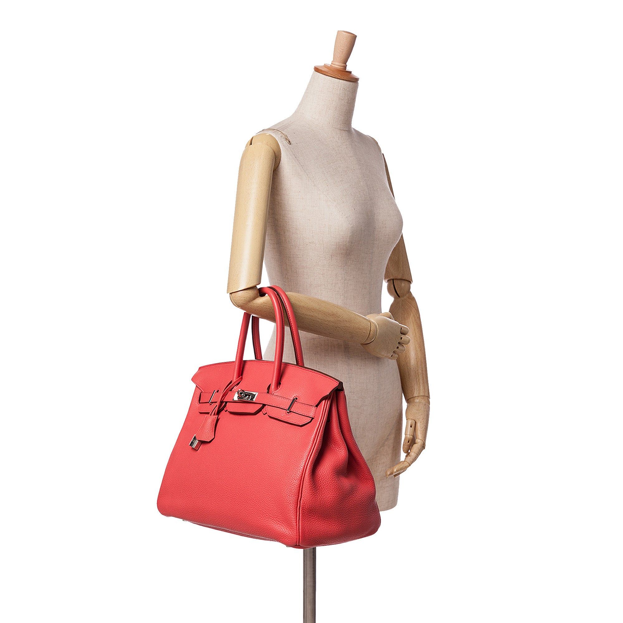 Hermes Hermès Togo Birkin Retourne 35 Red Size ONE SIZE - 8 Thumbnail