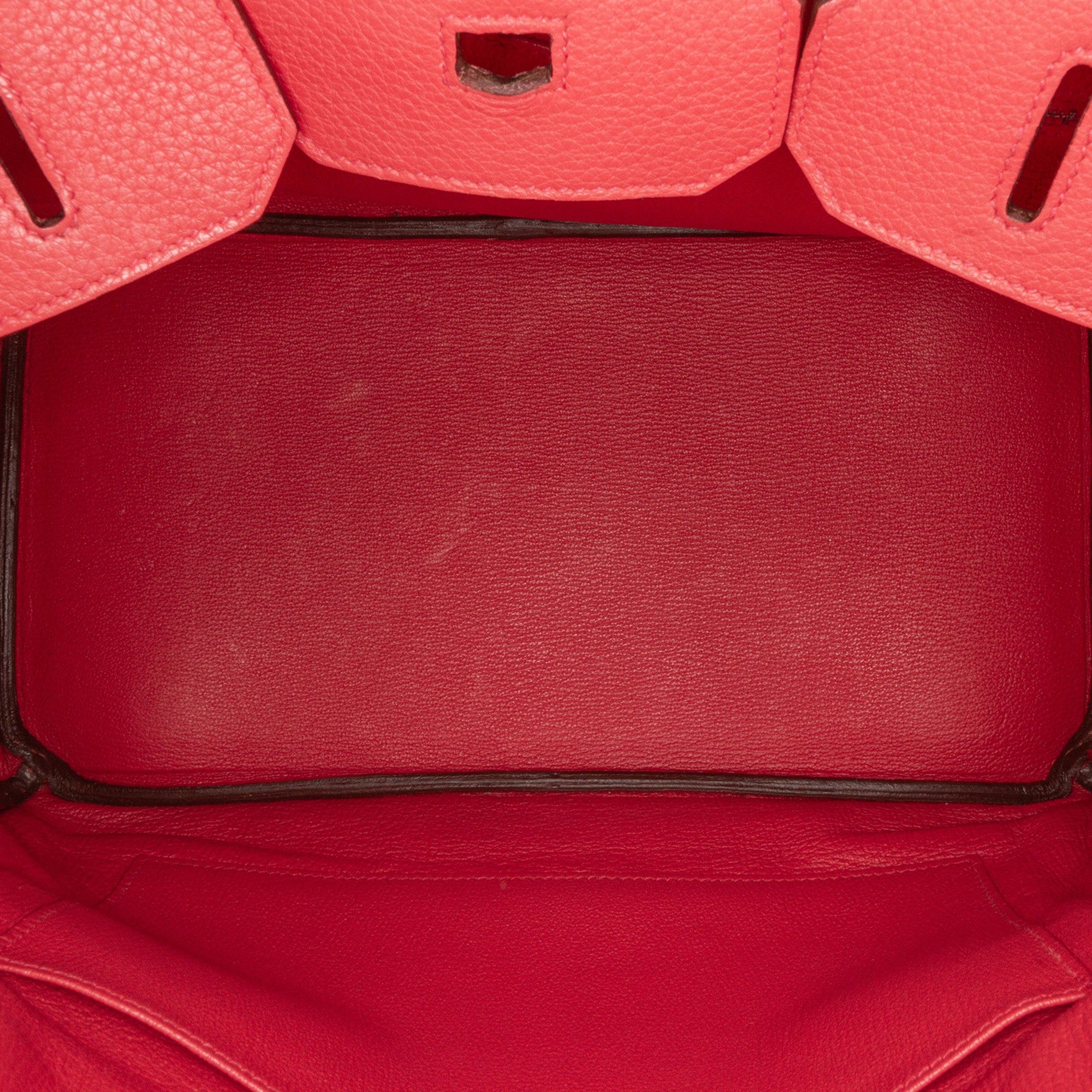 Hermes Hermès Togo Birkin Retourne 35 Red Size ONE SIZE - 4 Thumbnail