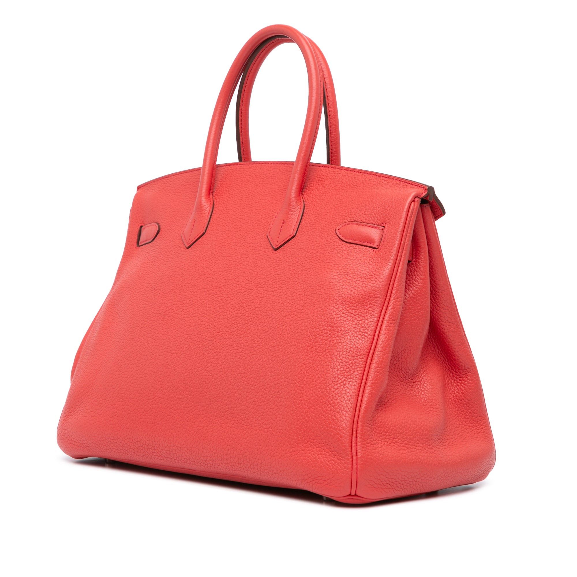 Hermes Hermès Togo Birkin Retourne 35 Red Size ONE SIZE - 2 Thumbnail