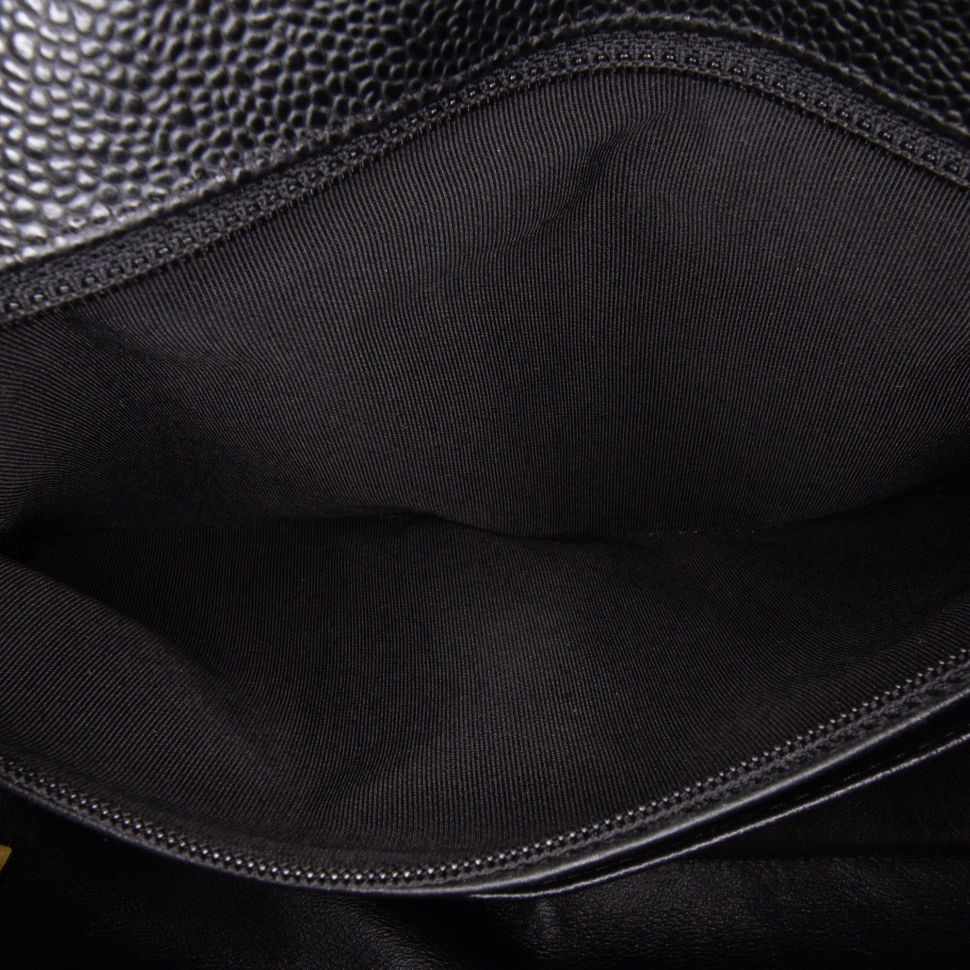 Chanel Chanel Jumbo Classic Caviar Single Flap Black Size ONE SIZE - 5 Thumbnail