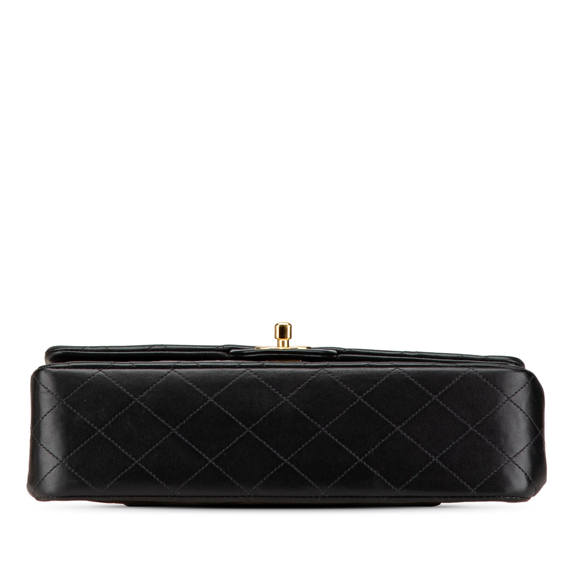 Chanel Chanel Medium Classic Lambskin Double Flap Black Size ONE SIZE - 3 Thumbnail