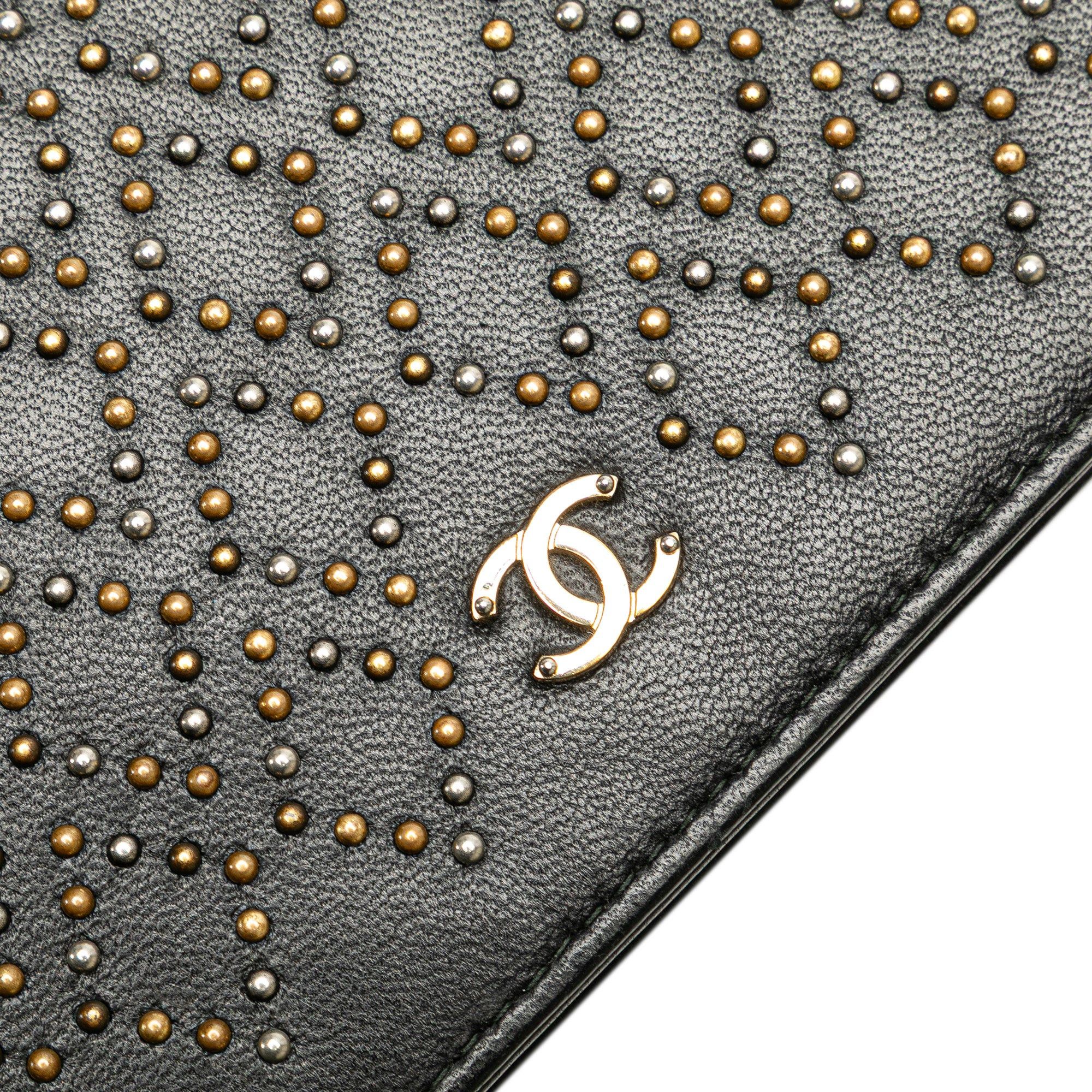 Chanel Chanel CC Studded Lambskin Wallet on Chain Black Size ONE SIZE - 11 Thumbnail