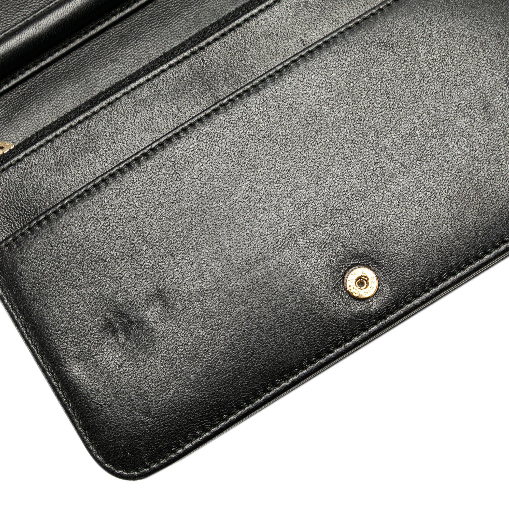 Chanel Chanel CC Studded Lambskin Wallet on Chain Black Size ONE SIZE - 10 Thumbnail