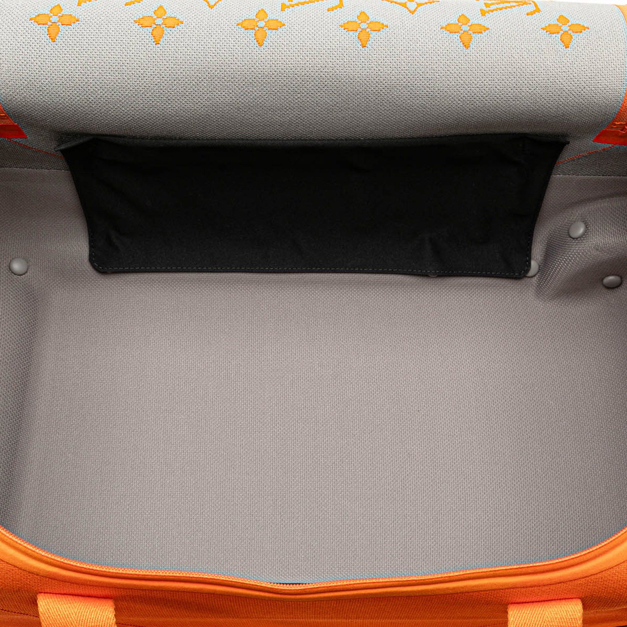 Louis Vuitton Louis Vuitton Monogram Horizon Soft Duffle 55 Orange Size ONE SIZE - 4 Thumbnail