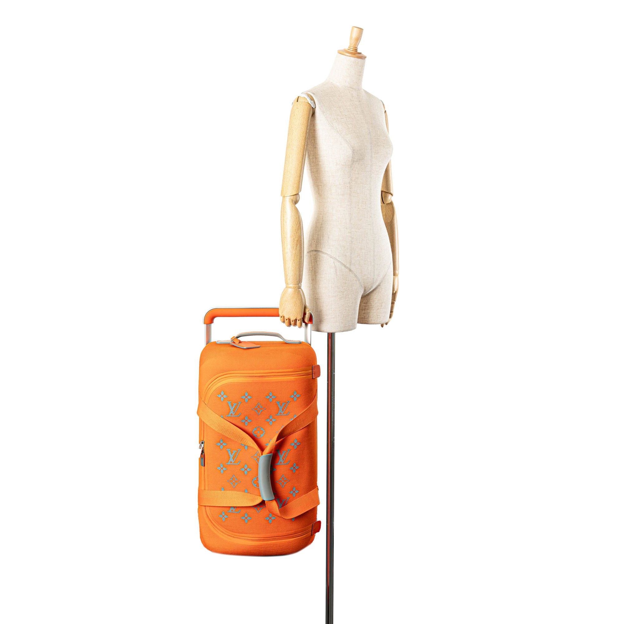 Louis Vuitton Louis Vuitton Monogram Horizon Soft Duffle 55 Orange Size ONE SIZE - 13 Thumbnail