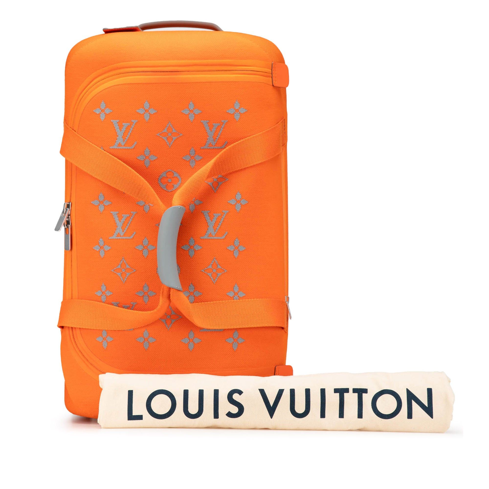 Louis Vuitton Louis Vuitton Monogram Horizon Soft Duffle 55 Orange Size ONE SIZE - 14 Thumbnail