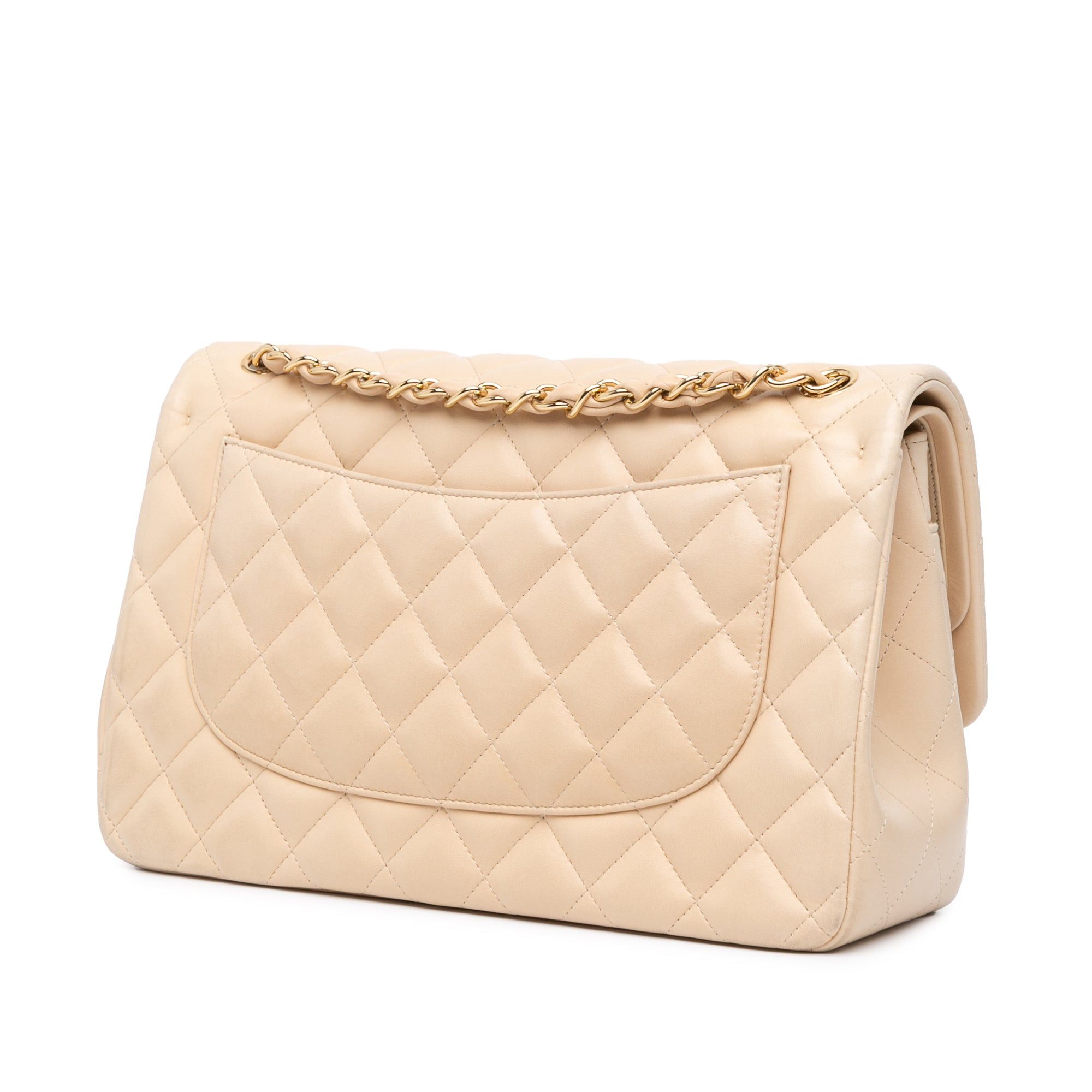 Chanel Chanel Jumbo Classic Lambskin Double Flap Brown Size ONE SIZE - 2 Thumbnail