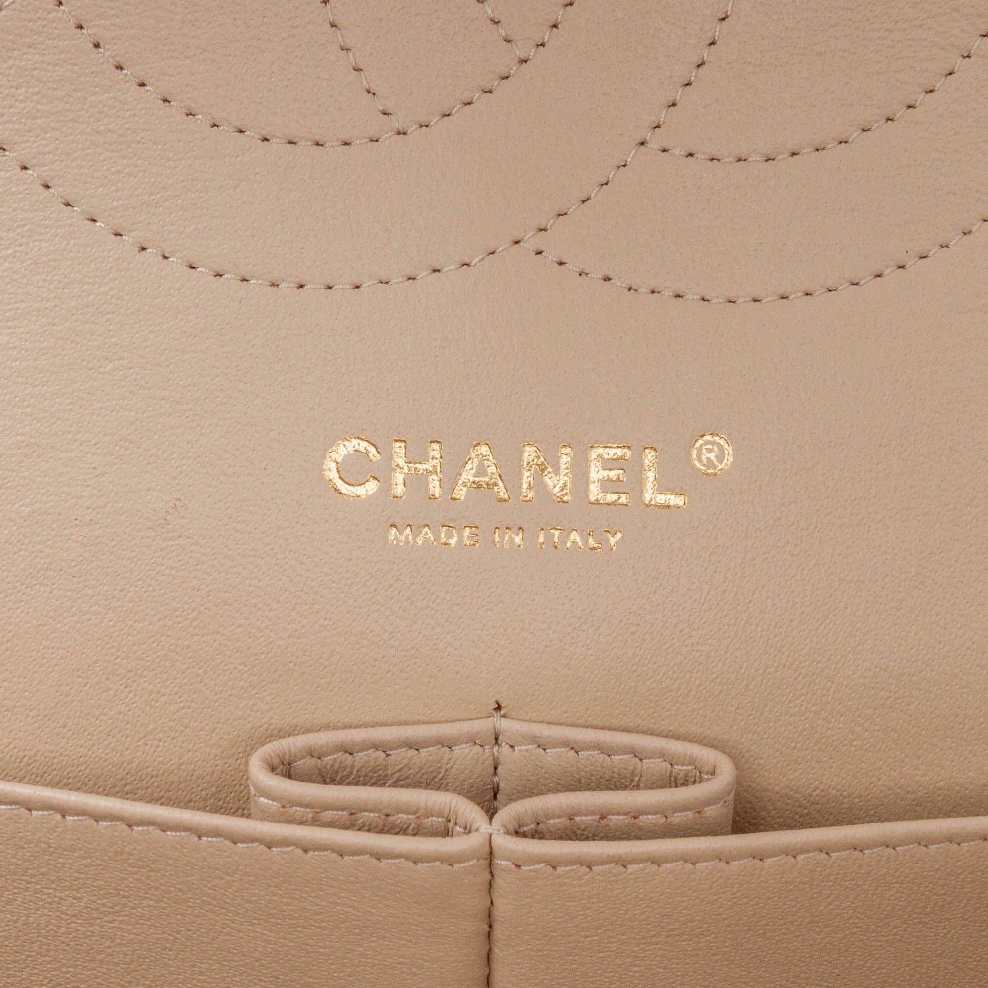 Chanel Chanel Jumbo Classic Lambskin Double Flap Brown Size ONE SIZE - 7 Thumbnail