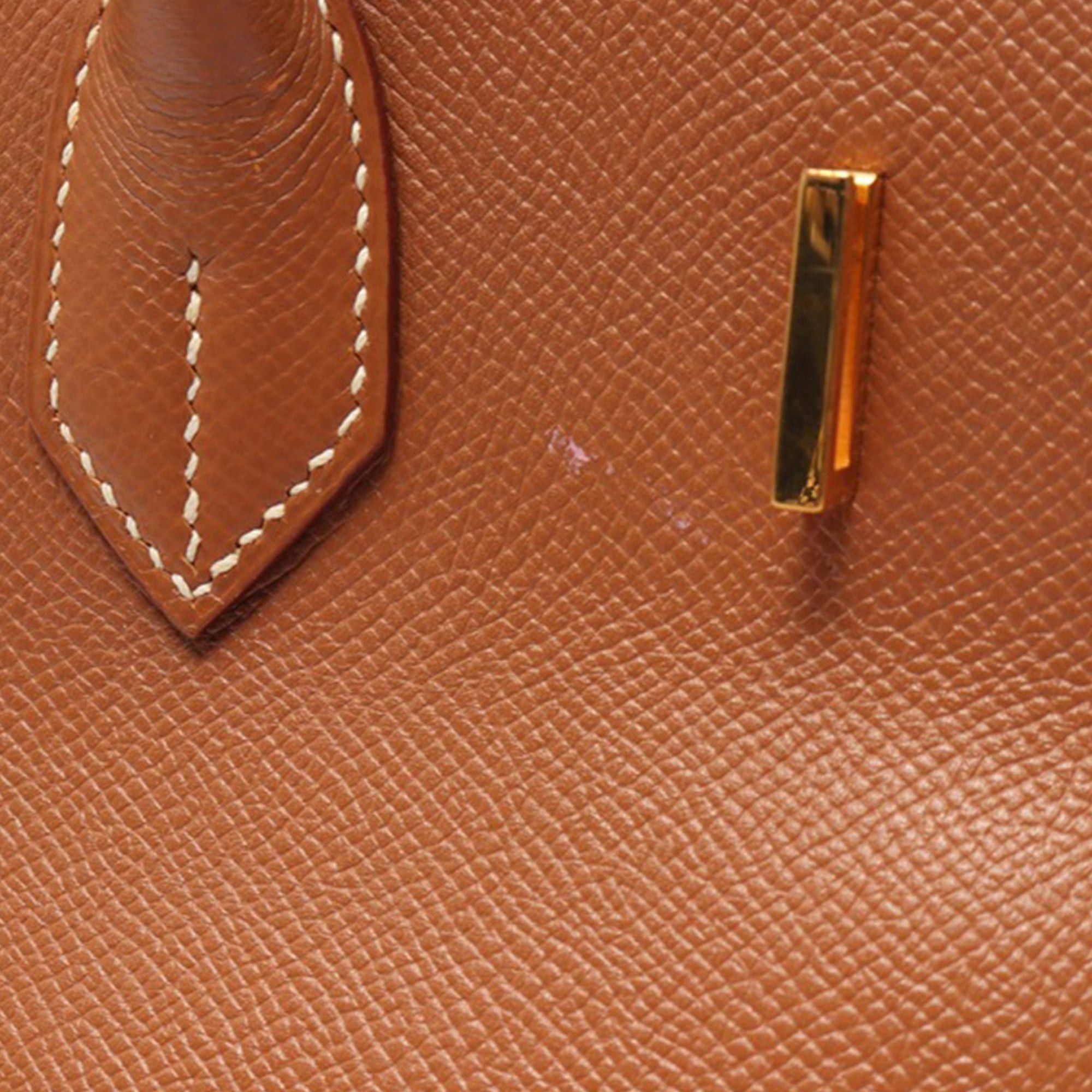 Hermes Hermès Courchevel Birkin Retourne 35 Brown Size ONE SIZE - 8 Thumbnail
