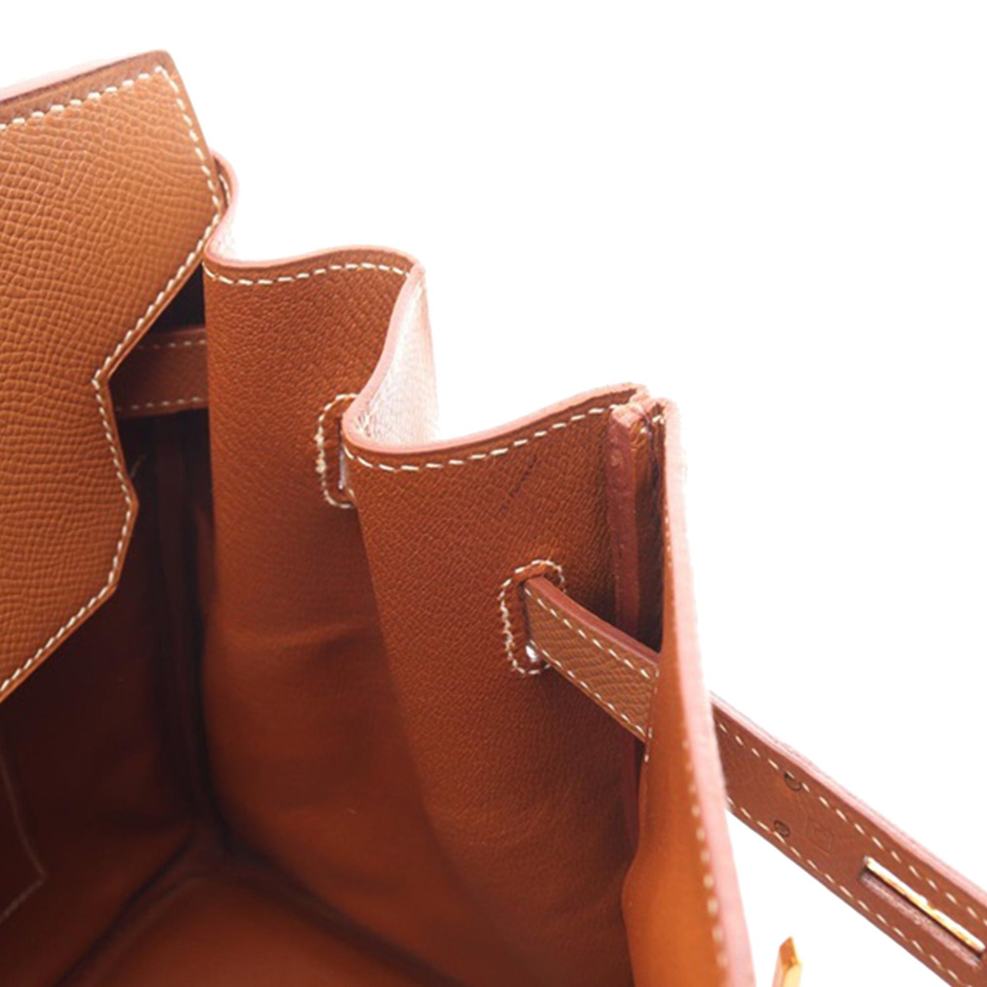 Hermes Hermès Courchevel Birkin Retourne 35 Brown Size ONE SIZE - 7 Thumbnail