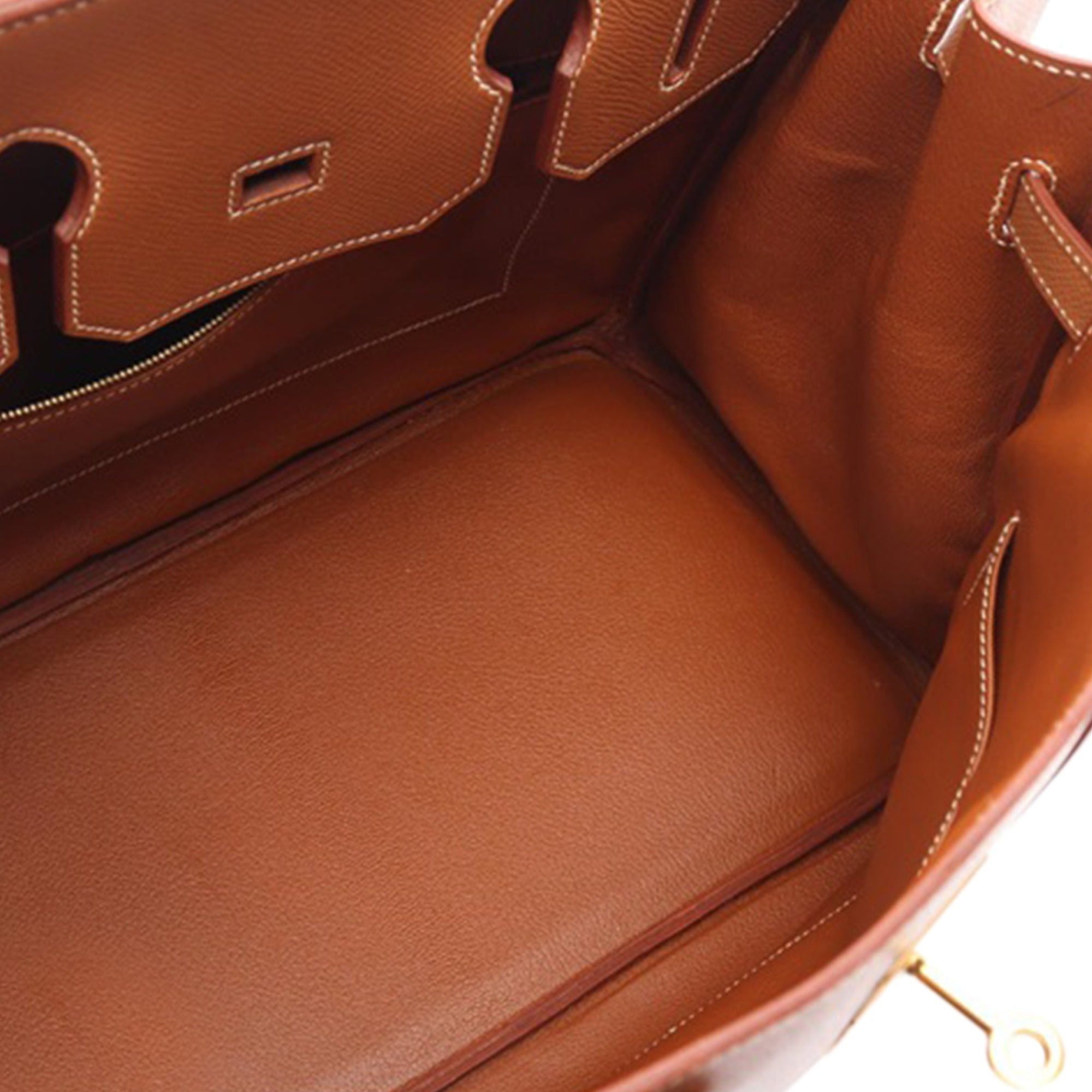 Hermes Hermès Courchevel Birkin Retourne 35 Brown Size ONE SIZE - 3 Thumbnail