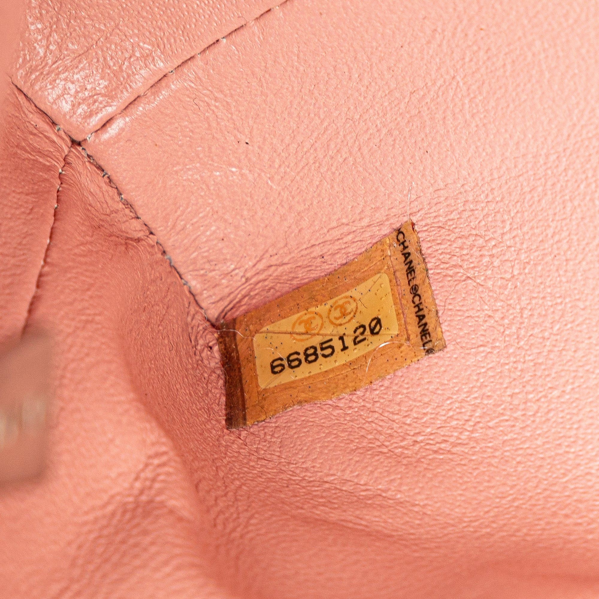 Chanel Chanel CC Quilted Irisdescent Lambskin Chain Handbag Pink Size ONE SIZE - 6 Thumbnail
