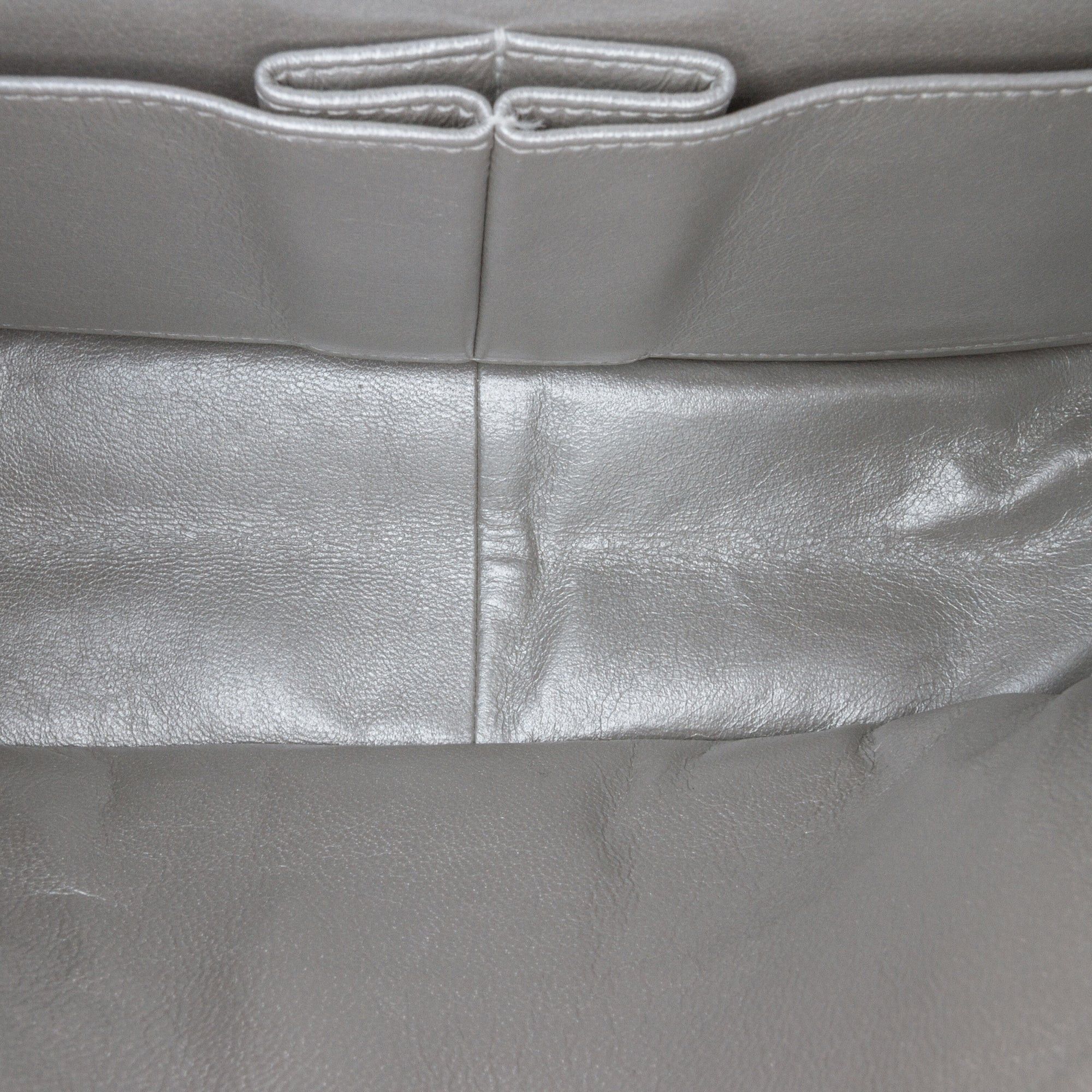 Chanel Chanel Reissue 2.55 Aged Calfskin Double Flap 226 Silver Size ONE SIZE - 5 Thumbnail