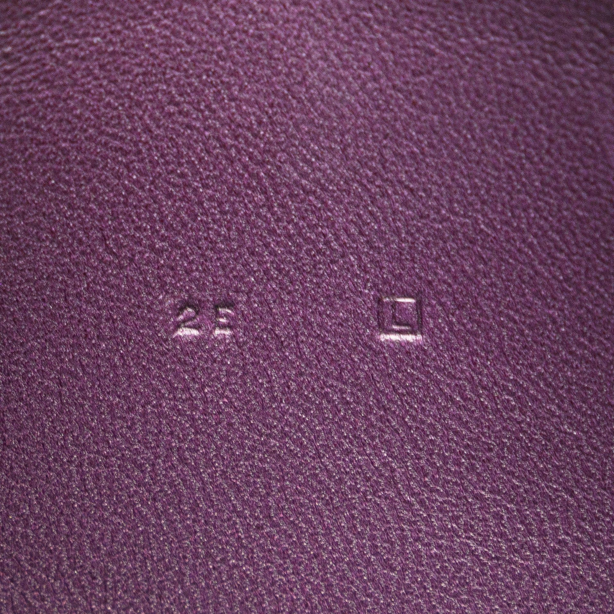 Hermes Hermès Togo Dogon Wallet GM Purple Size ONE SIZE - 6 Thumbnail