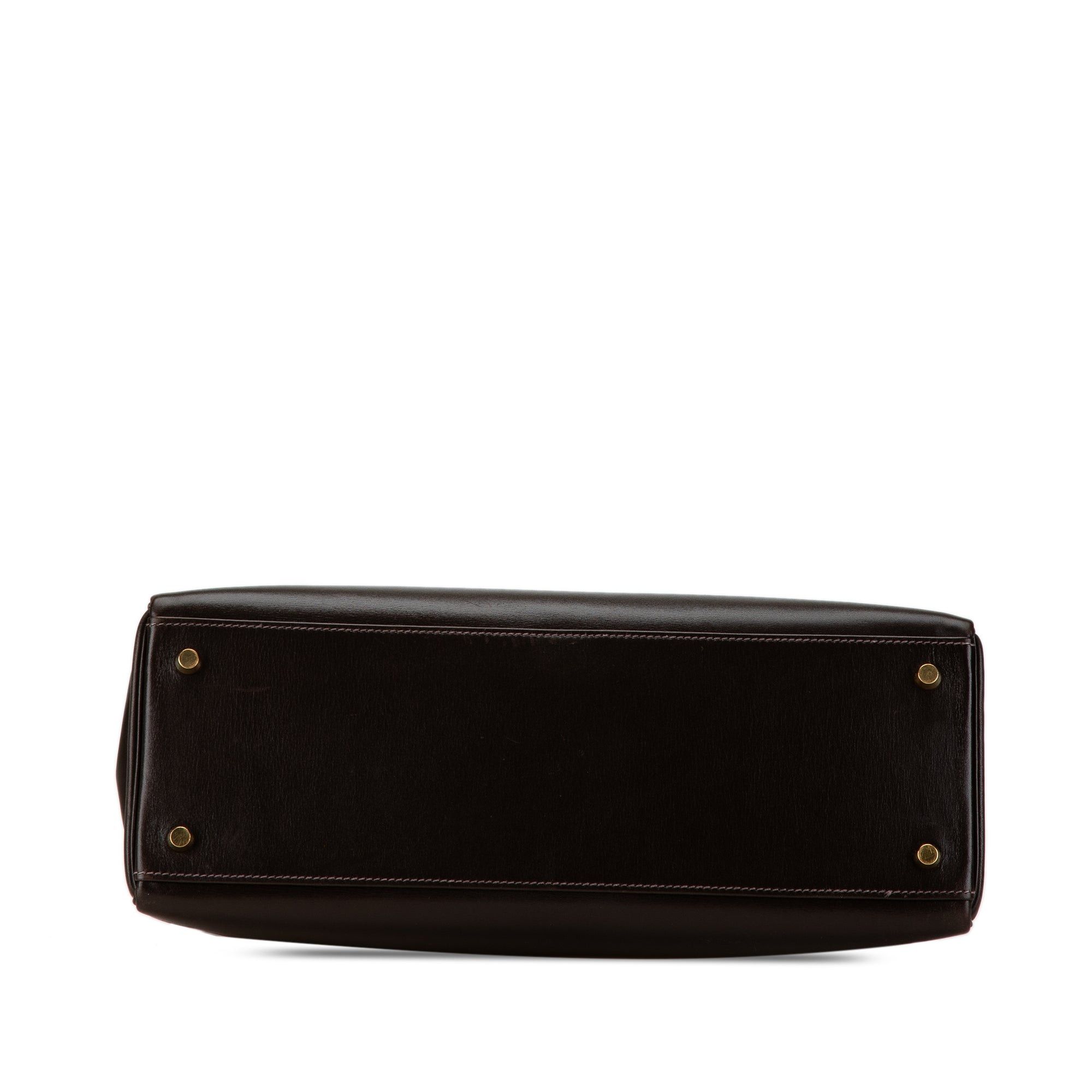 Hermes Hermès Box Calf Kelly II Retourne 32 Brown Size ONE SIZE - 3 Thumbnail