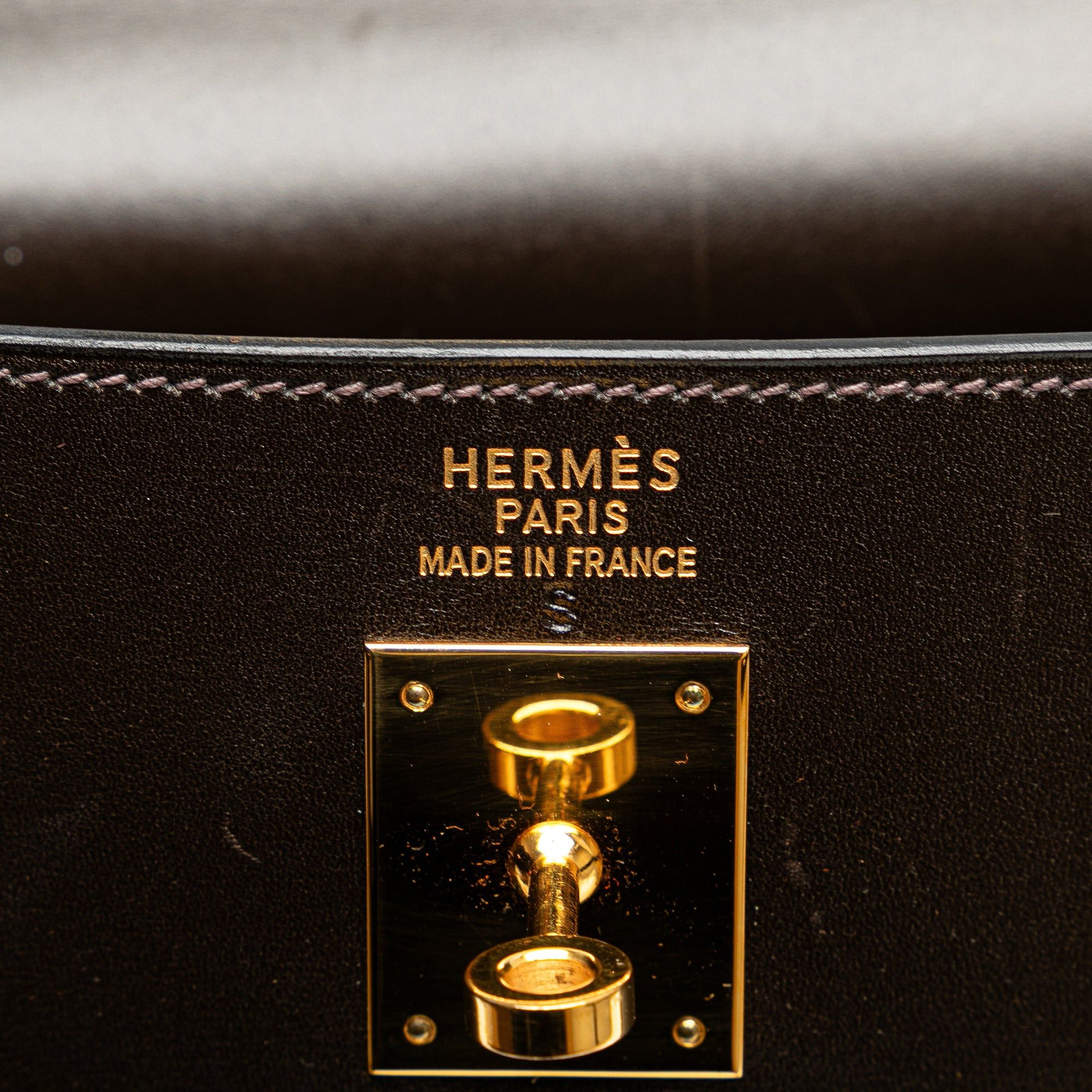 Hermes Hermès Box Calf Kelly II Retourne 32 Brown Size ONE SIZE - 5 Thumbnail
