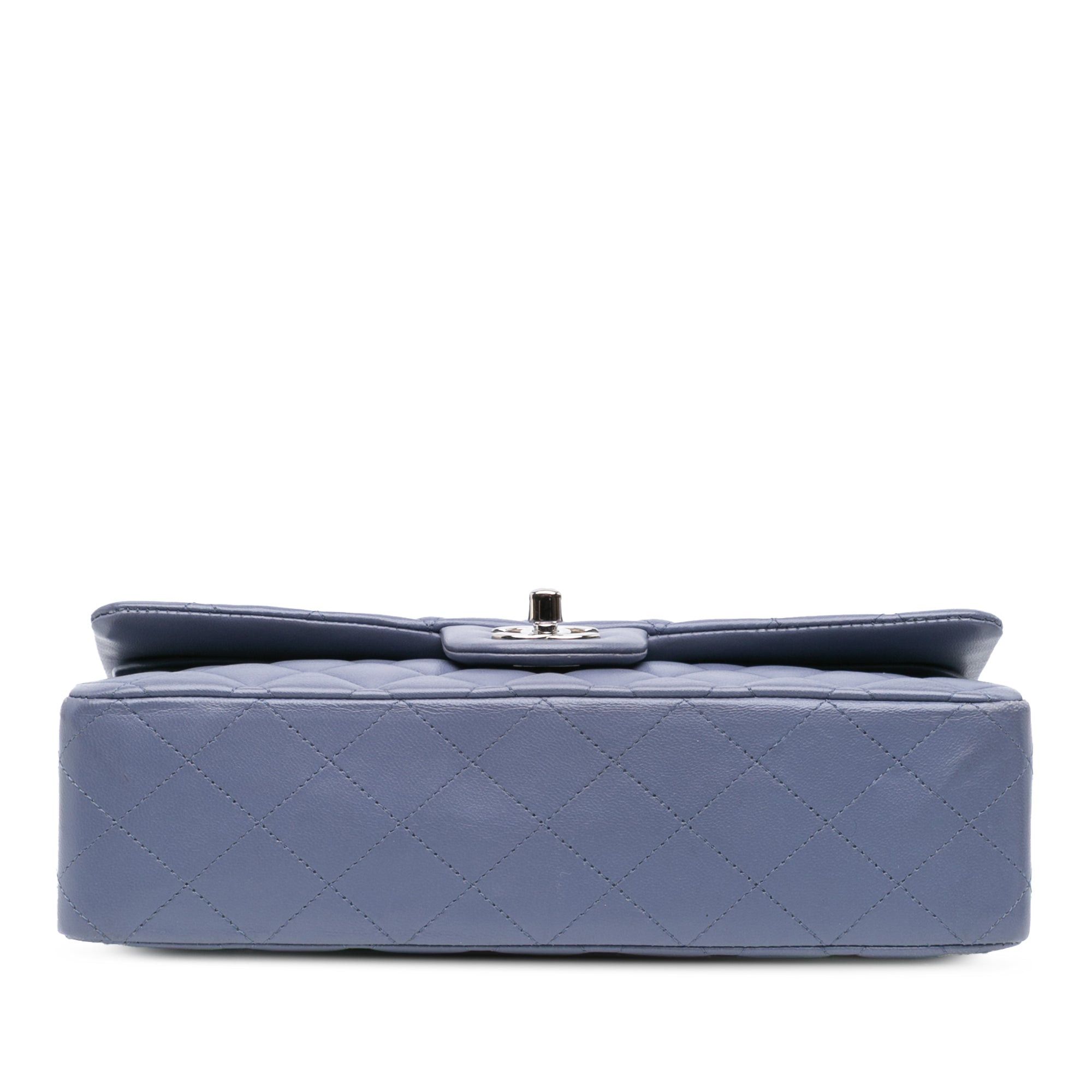 Chanel Chanel Medium Classic Lambskin Double Flap Purple Size ONE SIZE - 3 Thumbnail