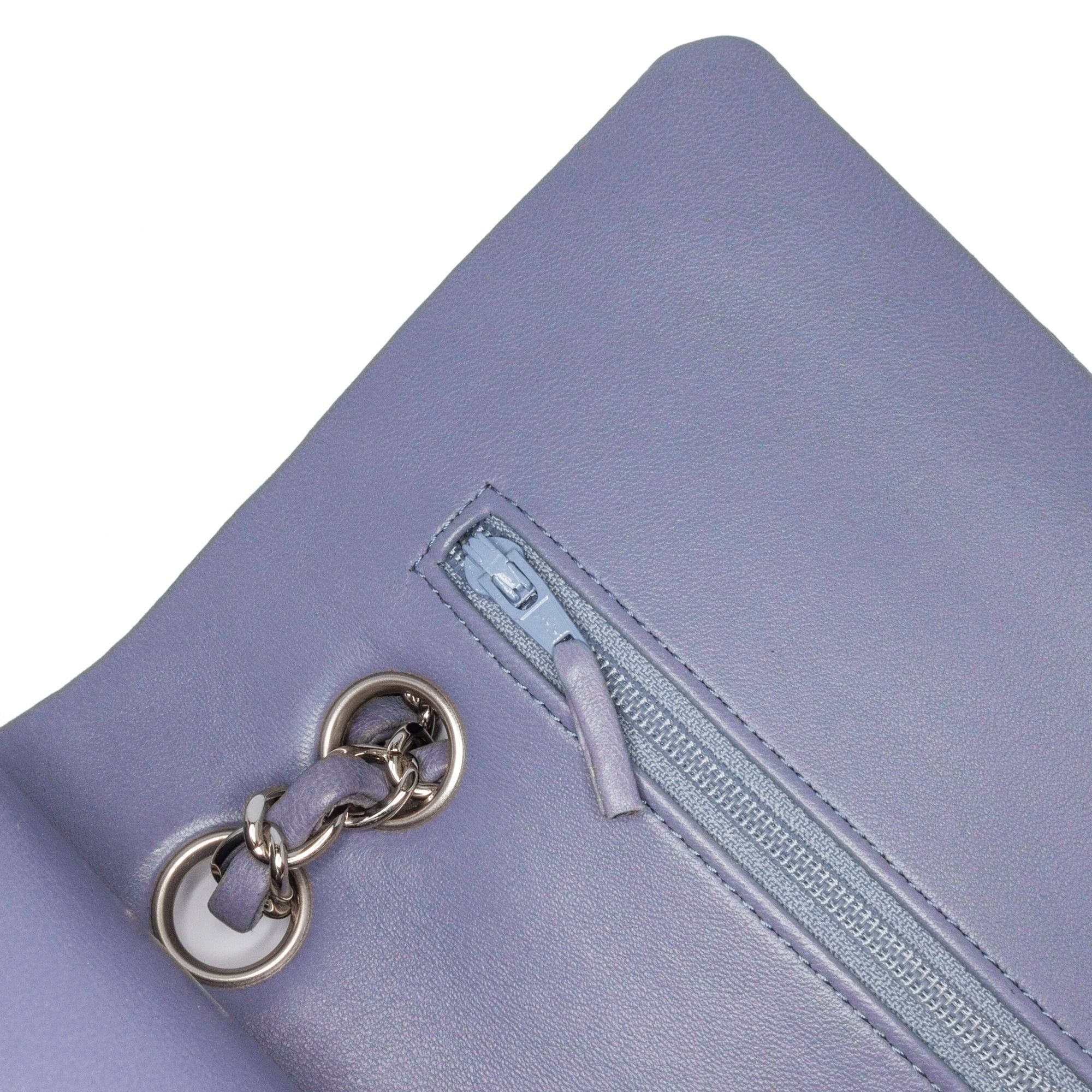 Chanel Chanel Medium Classic Lambskin Double Flap Purple Size ONE SIZE - 6 Thumbnail