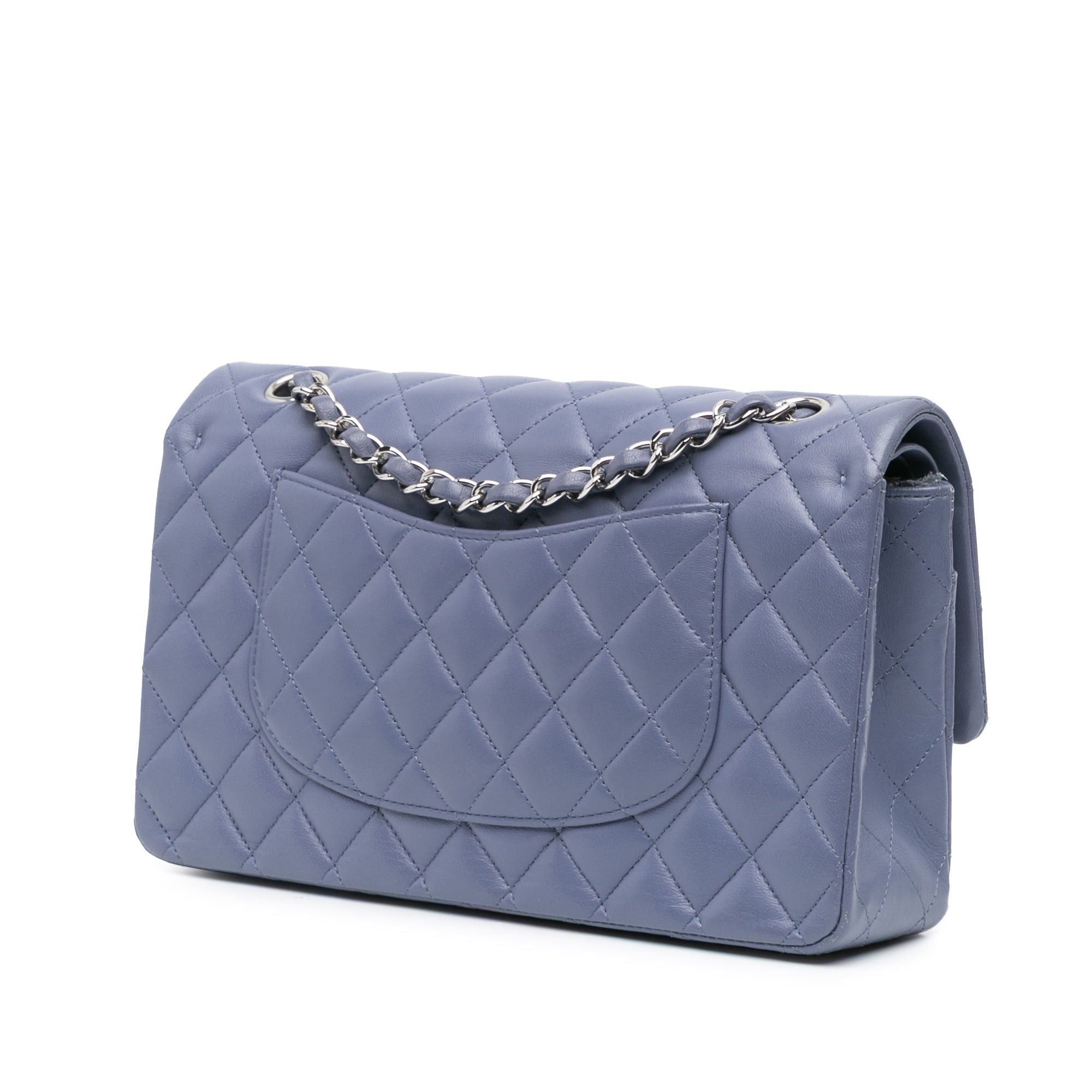 Chanel Chanel Medium Classic Lambskin Double Flap Purple Size ONE SIZE - 2 Thumbnail